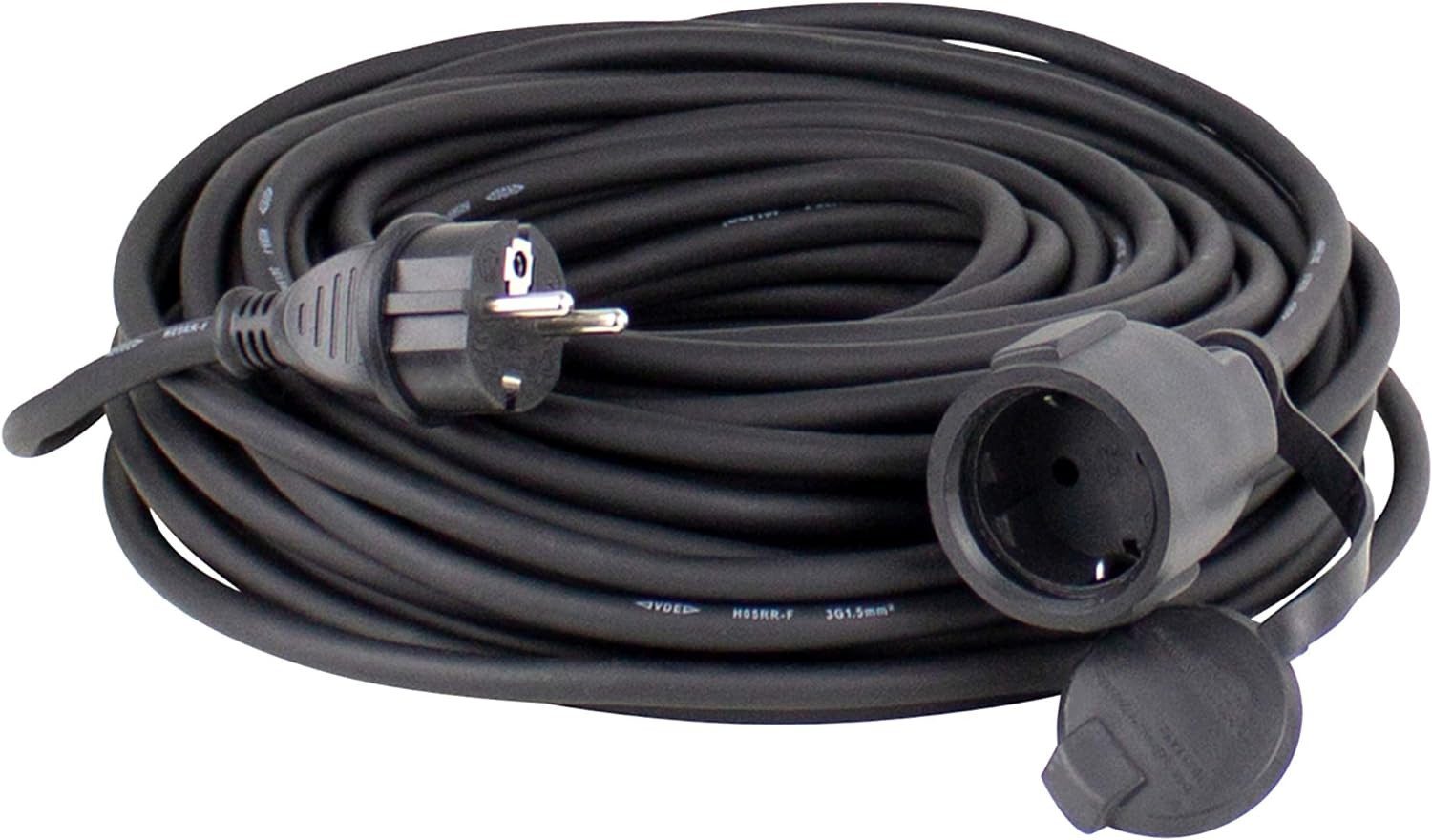 as - Schwabe 60310 - Verlängerungskabel IP44 10m, H05RR-F 3G 1,5mm² Verlängerungskabel