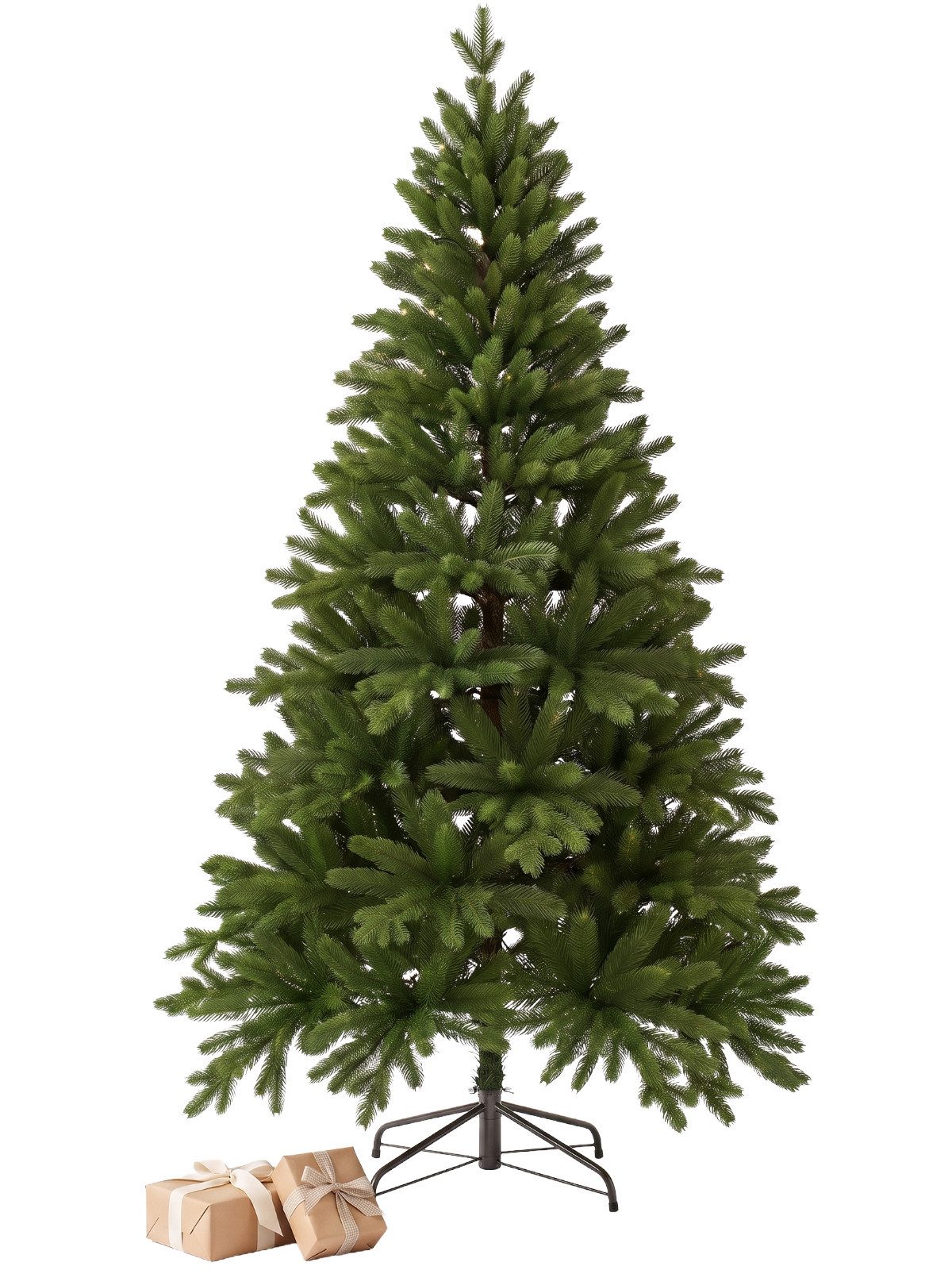 VIVANNO Künstlicher Weihnachtsbaum Polyethylen NORDMANN 270 Rund - Ohne Led, 165x270 cm