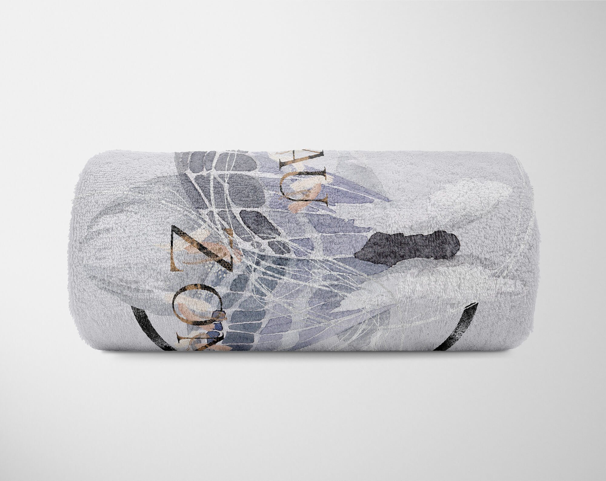 Handtücher Handtuch Saunatuch Baumwolle-Polyester-Mix Kunstvoll Sinus Kuscheldecke Art Strandhandtuch Motiv, (1-St), Handtuch Motte