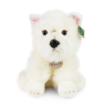 Teddys Rothenburg Kuscheltier Kuscheltier Hund West Terrier 30 cm sitzend weiß