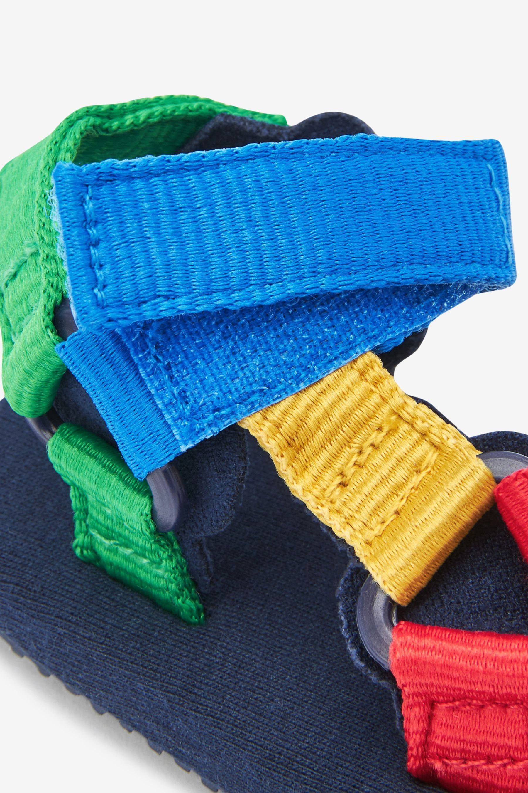 Next Bright (1-tlg) mit Colourblock Baby-Trekker-Sandalen Sandale Riemen Multi