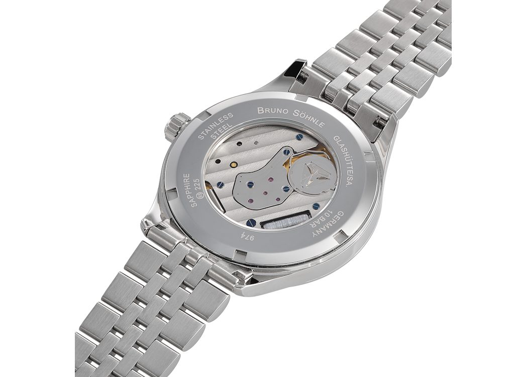 BRUNO SÖHNLE Quarzuhr Glashütte Herrenuhr Turin Big
