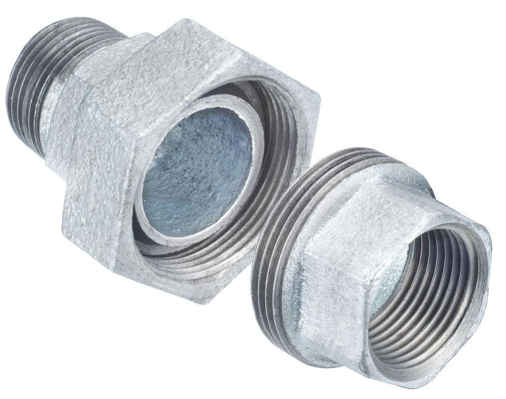 Gewindefitting Cornat Temperguss-Verschraubung 3/4 '' verzinkt