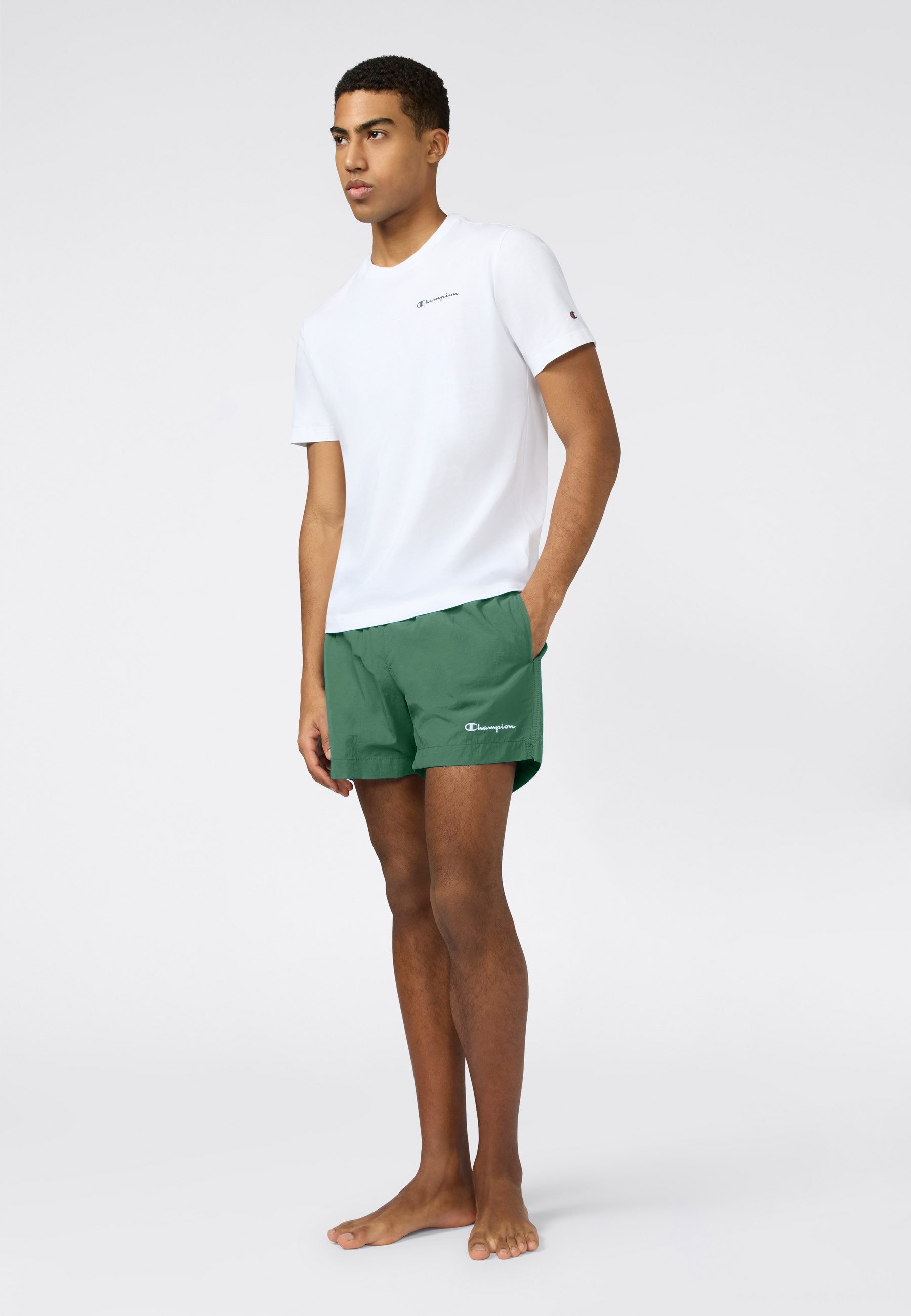 Champion Badeshorts Beachshort Standard Fit schnelltrocknendes Material, aus Polyamid, bequeme Passform – Bild 4 von 5