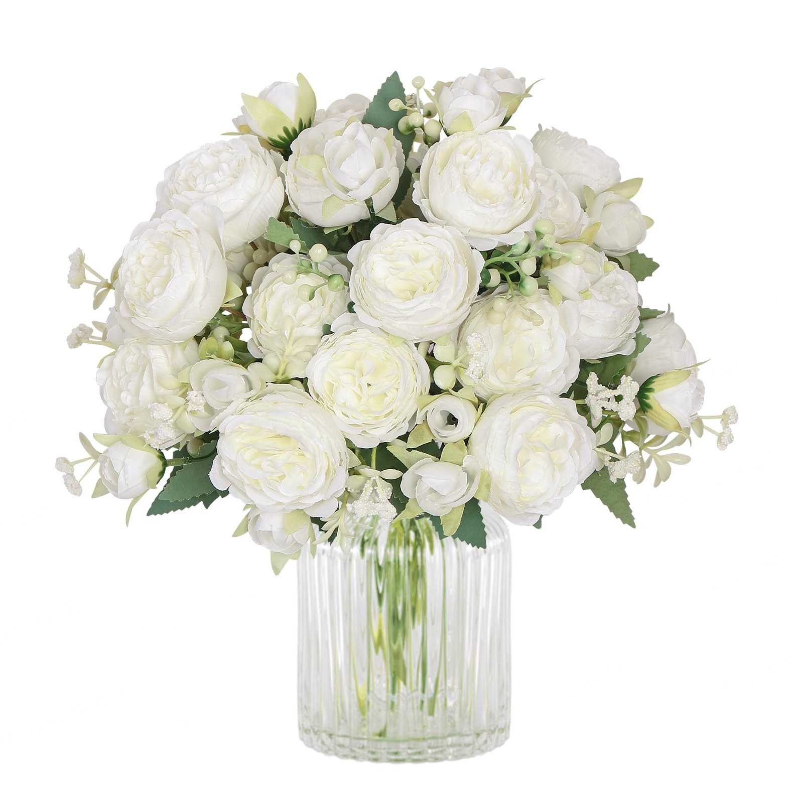 Kunstblumenstrauß Pfingstrose Künstliche Blumen 4 Bündel Künstliche Pfingst günstig online kaufen