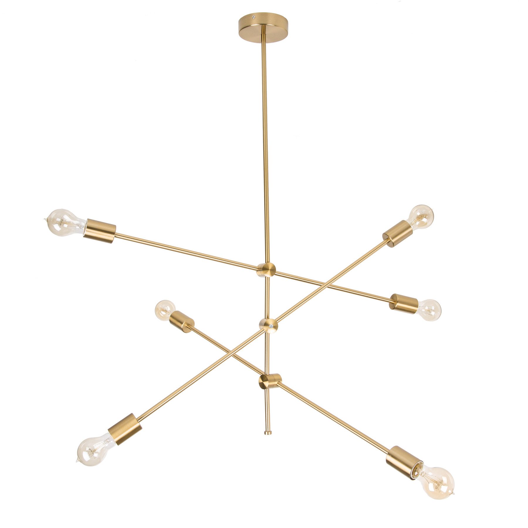 riess-ambiente Hängeleuchte VARIATION 128cm gold, ohne günstig online kaufen