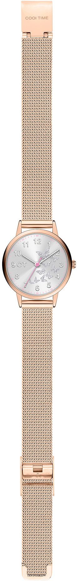 auch CT-0015-MQ, ideal TIME roségold Quarzuhr Geschenk als COOL