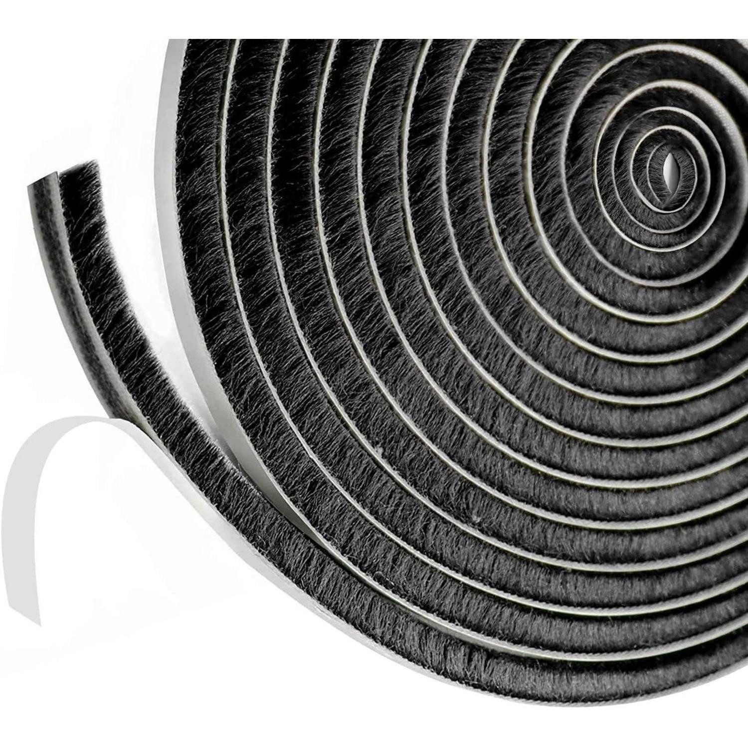 LuxusKollektion Türdichtband Bürstendichtung 5m 9x15mm