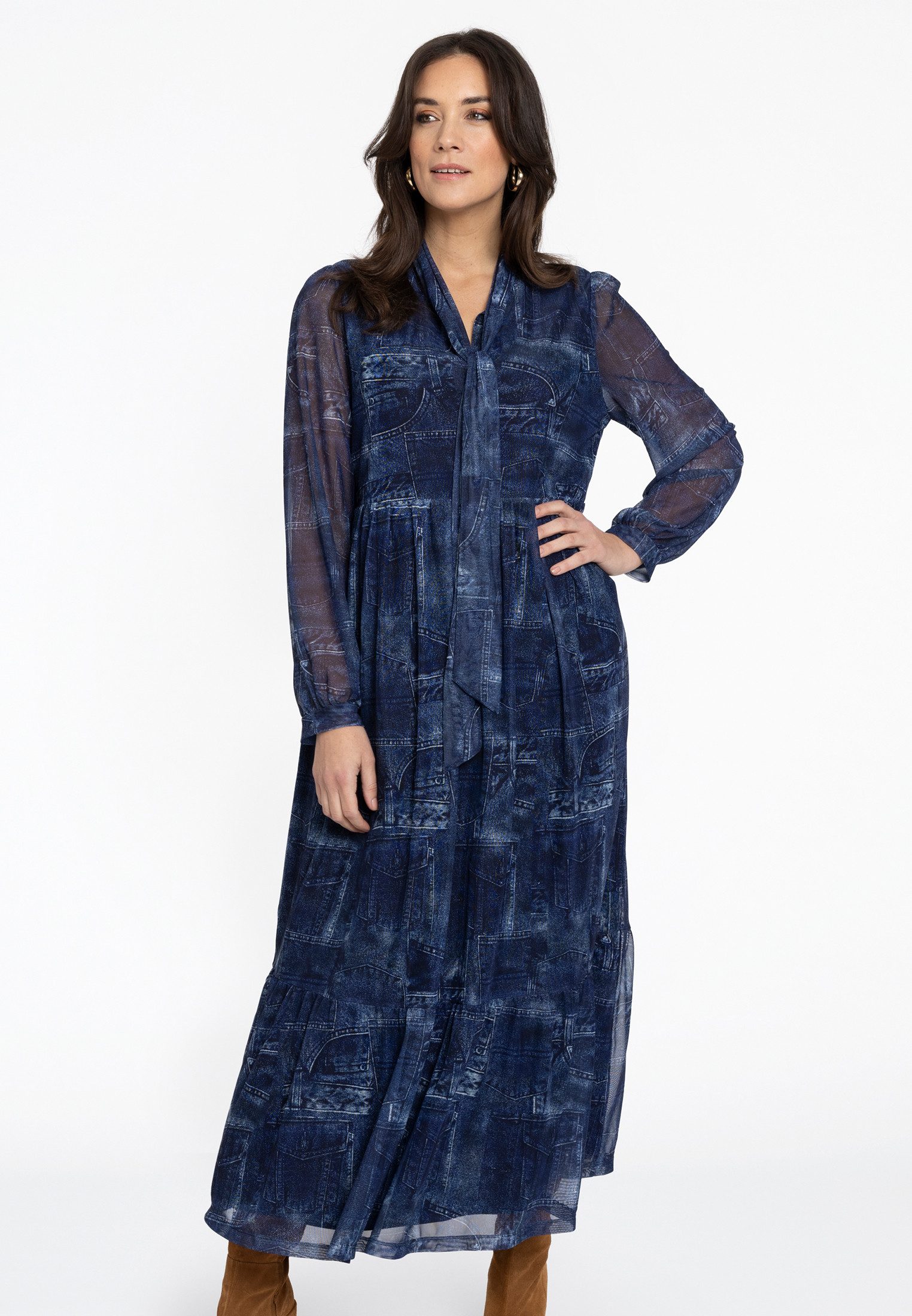 A-Linien-Kleid Damen Kleid Große Größen