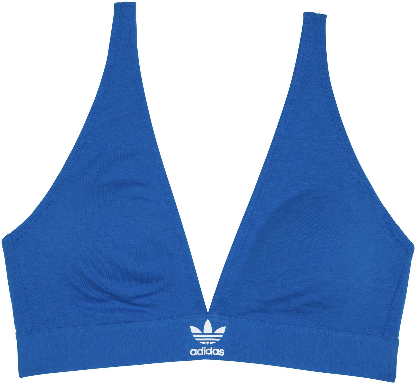 adidas Originals Triangel-BH Comfort Flex Cotton mit Racerback-Design, tiefer V-Ausschnitt, ohne Bügel