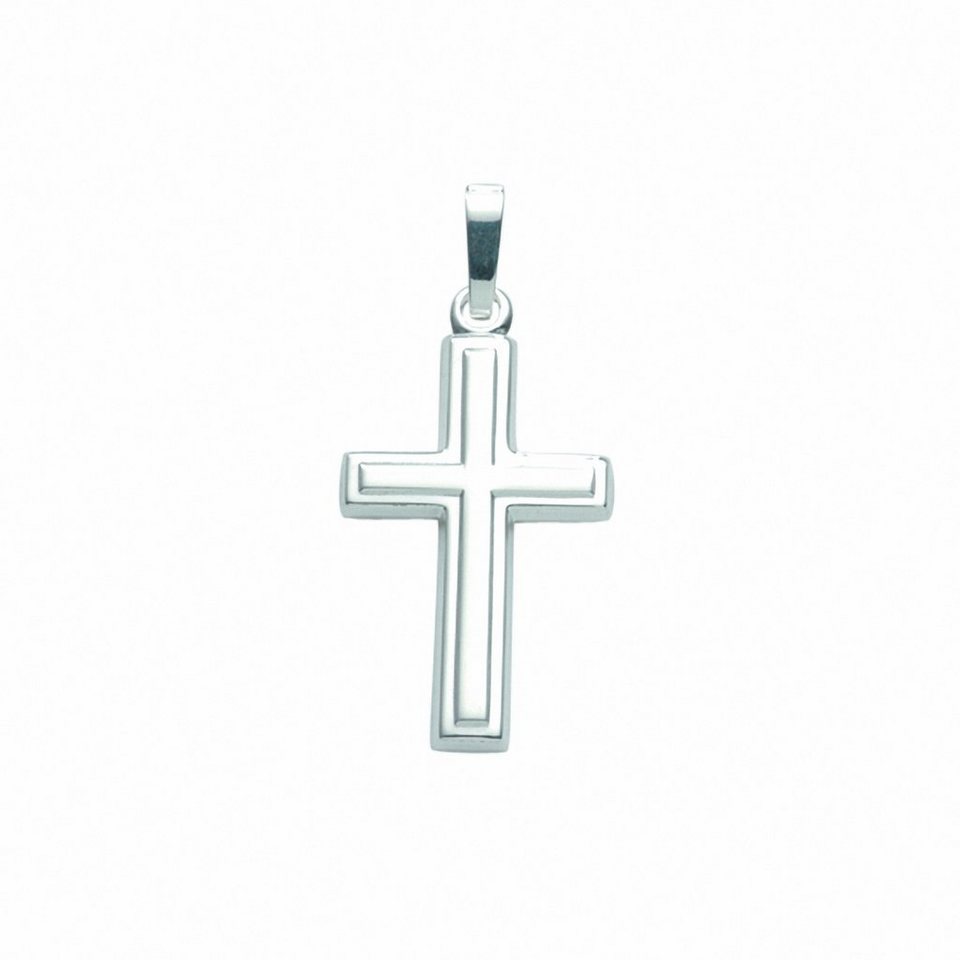 Adelia´s Kette mit Anhänger 925 Silber Kreuz Anhänger, Schmuckset - Set mit  Halskette