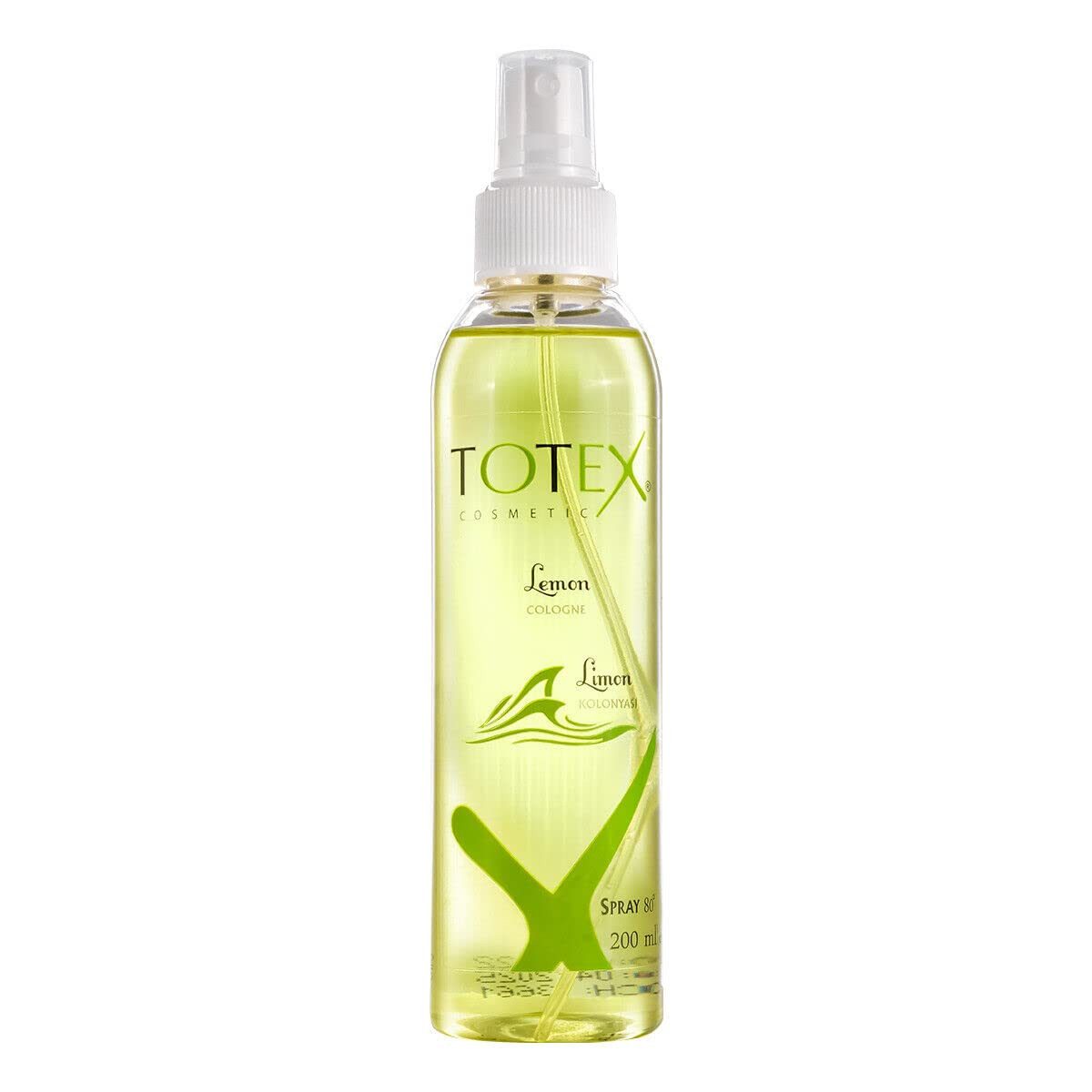 Totex Cosmetic Eau de Cologne Totex ZITRONE (Lemon) Cologne Spray 200ml