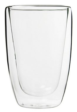 Sendez Thermoglas 6 doppelwandige Cappuccino Gläser 200ml Kaffegläser Teeglas, Glas