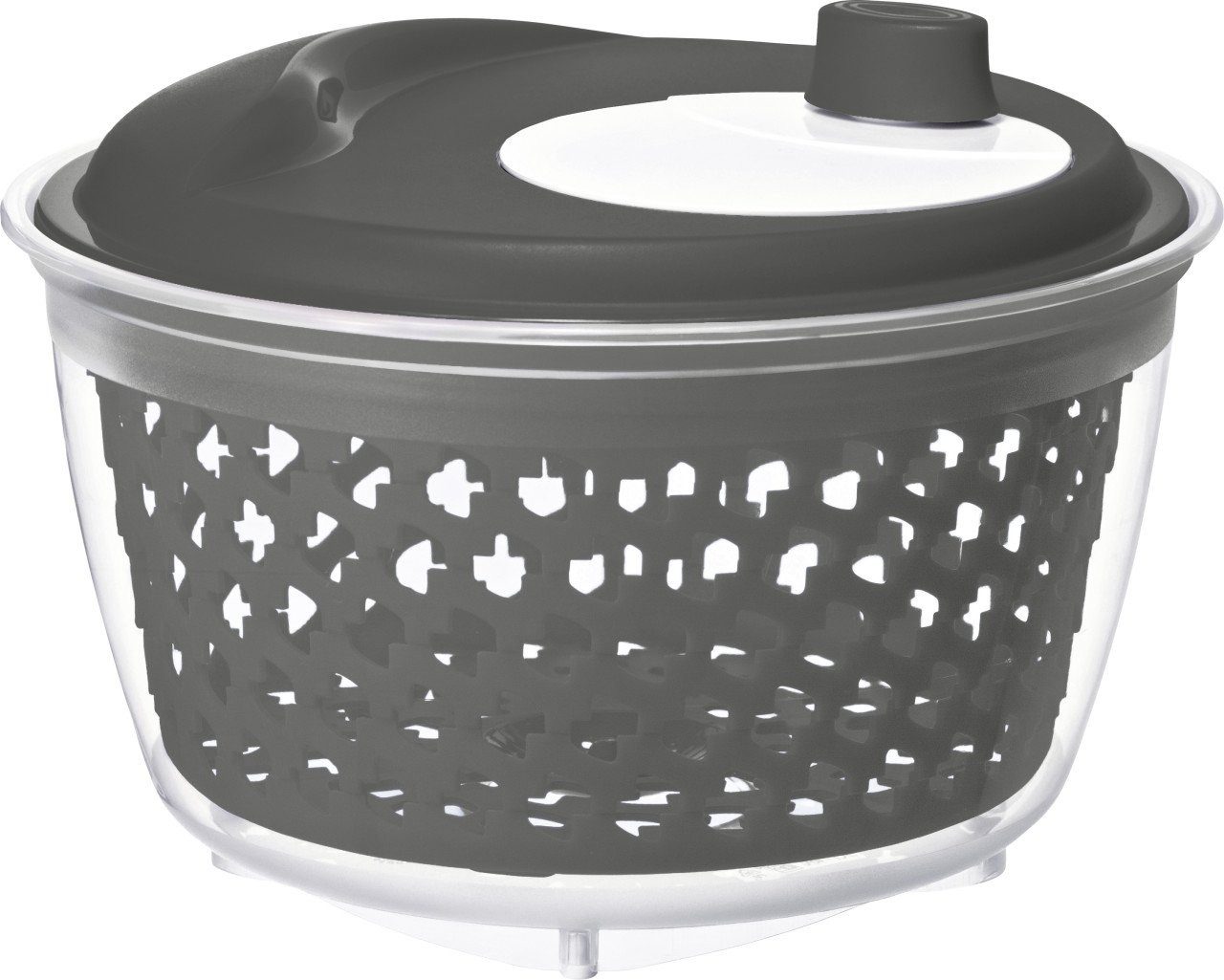 ROTHO Küchenorganizer-Set Rotho Salatschleuder Fresh 4,5 L schwarz