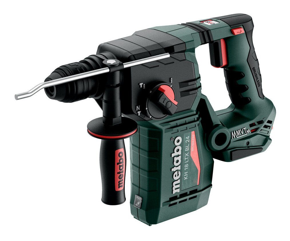 metabo Akku-Kombibohrhammer KH 18 LTX BL 24, 18 V, max. 1280 U/min, Hammer Ohne Akku in MetaBox