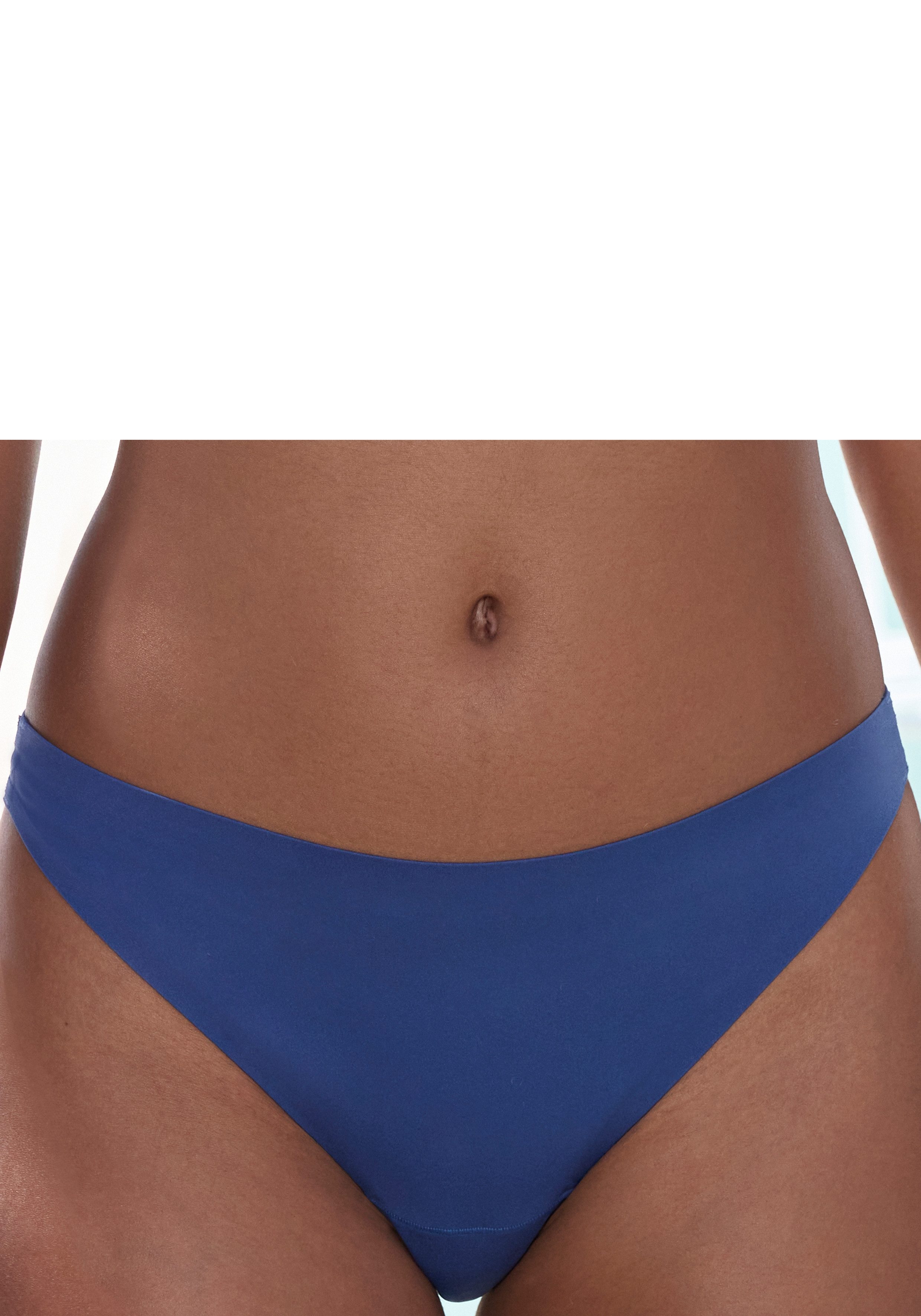 Nuance by Lascana String SEAMLESS, mit extraflachen, geklebten Kanten, nahezu unsichtbar