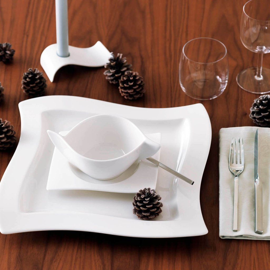 Villeroy & Boch Suppenschale NewWave Suppentasse, Porzellan, (1-tlg), Premium Porcelain, mikrow.- & spülm.sicher, Made in Germany
