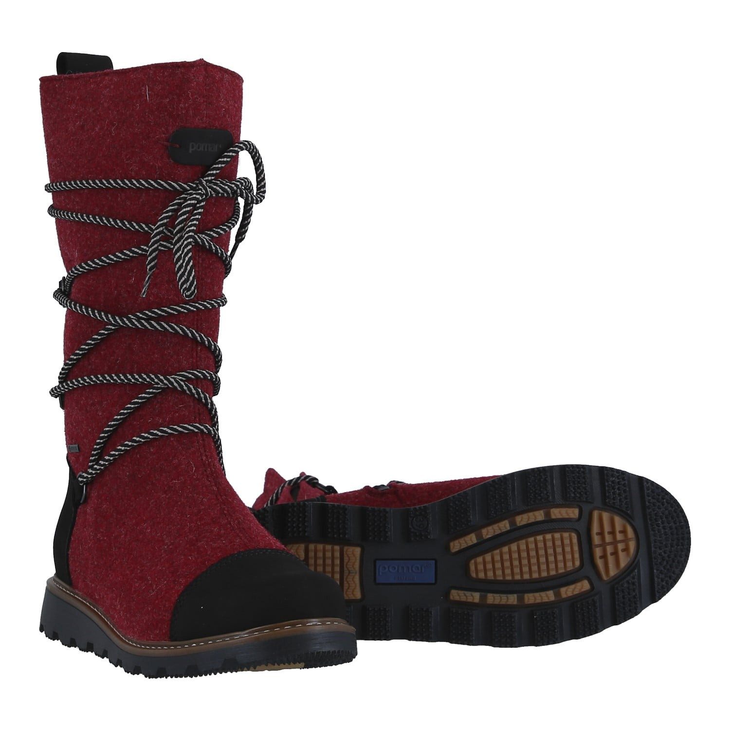 Pomar Ruka GTX (Filzstiefel, wasserdicht, extrem warm) rot Damen Winterstie günstig online kaufen