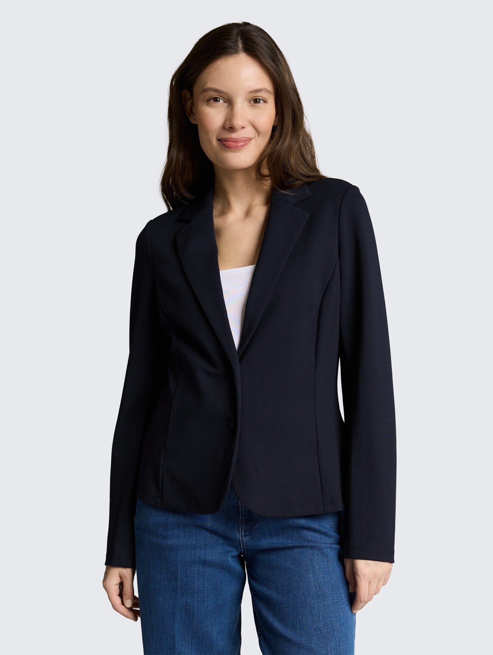 TOM TAILOR Jackenblazer Blazer Slim Fit Blazer mit Eingriffstaschen