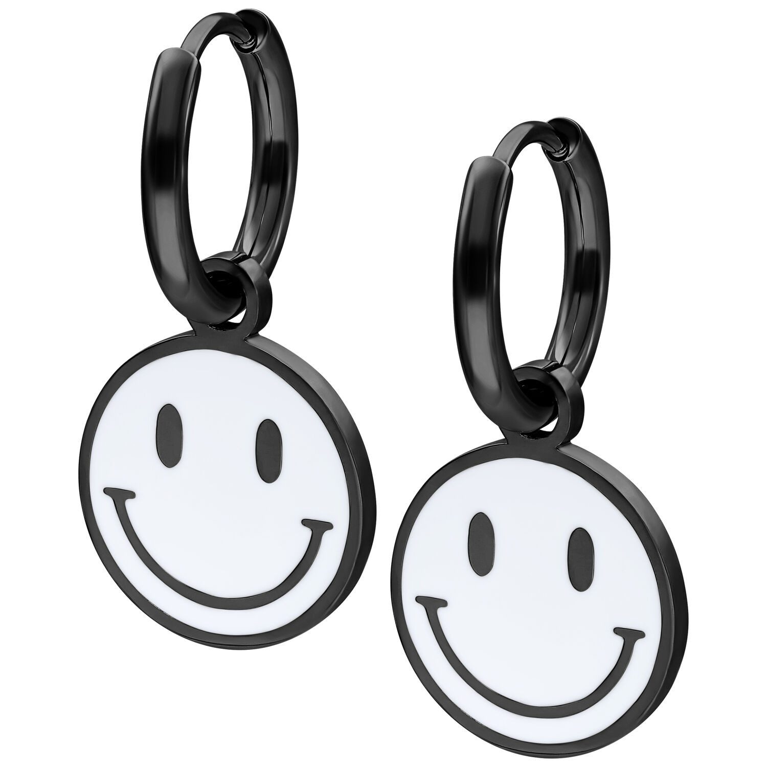 Wildcat Paar Creolen Little White Smiley günstig online kaufen
