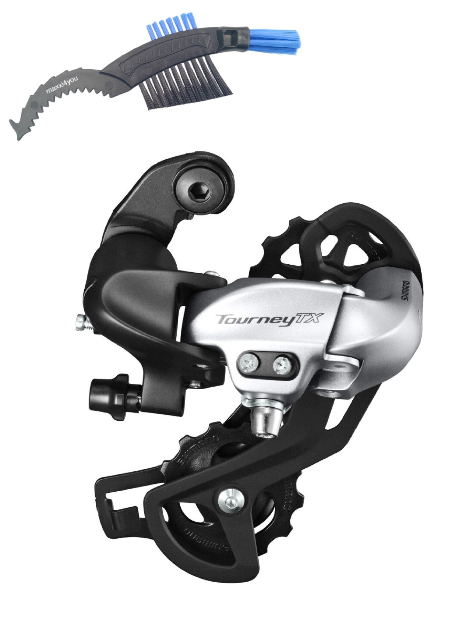 Schaltwerk Shimano Tourney TX RD-TX800 Schaltwerk 7/8-fach Silber inkl KB