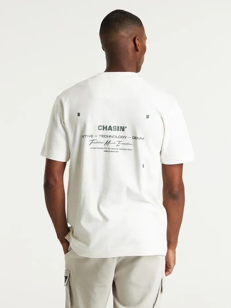 CHASIN' T-Shirt DRACO LIGHT - Herren T-Shirt im Loose Fit - Backprint - Kurzarmshirt