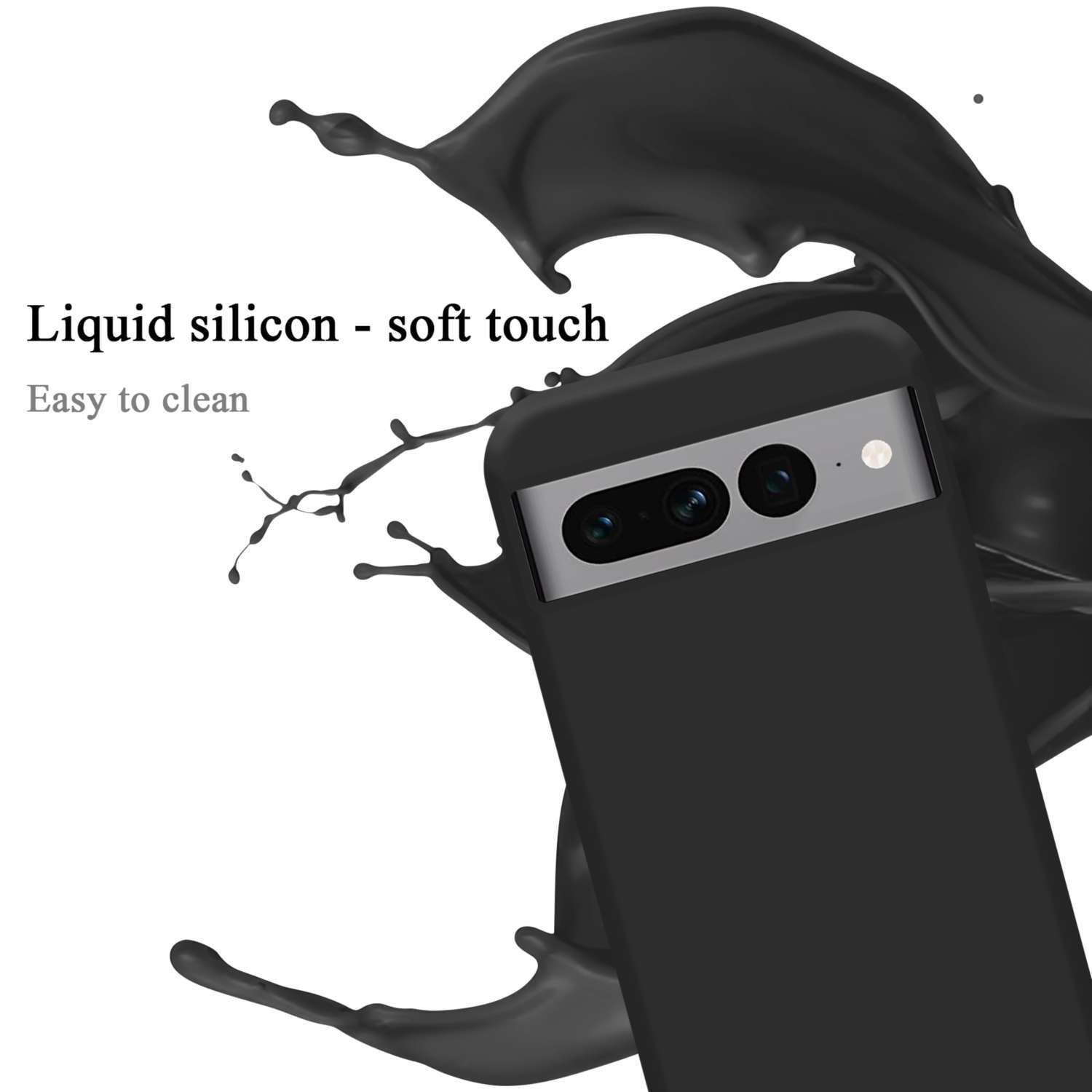 Cadorabo Handyhülle für Google PIXEL 7 PRO Hülle Google PIXEL 7 PRO, Flexible Hülle TPU Silikon Schutzhülle Back Cover Case