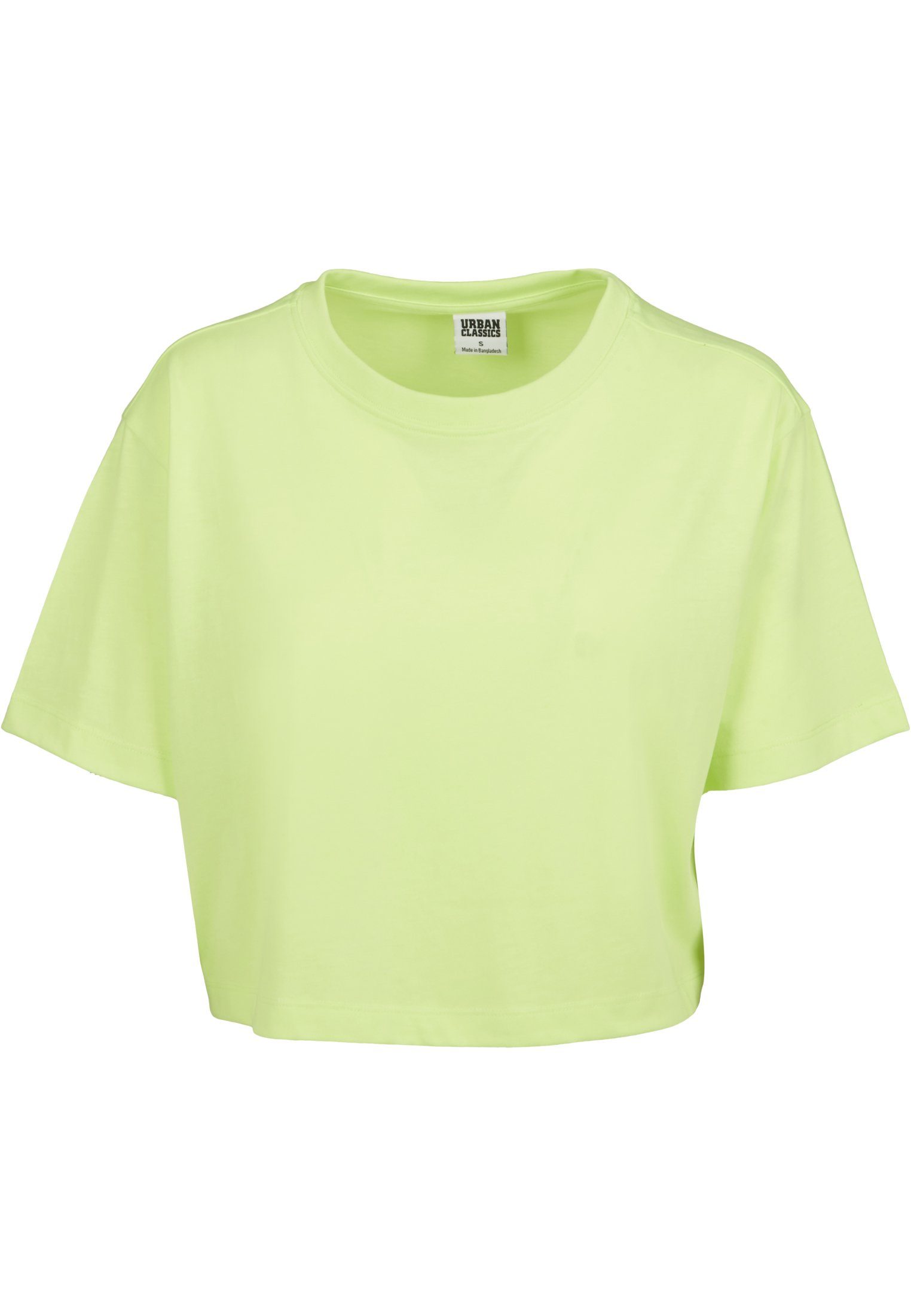 Tee Short (1-tlg) CLASSICS Damen URBAN Oversized T-Shirt Ladies 2-Pack Neon