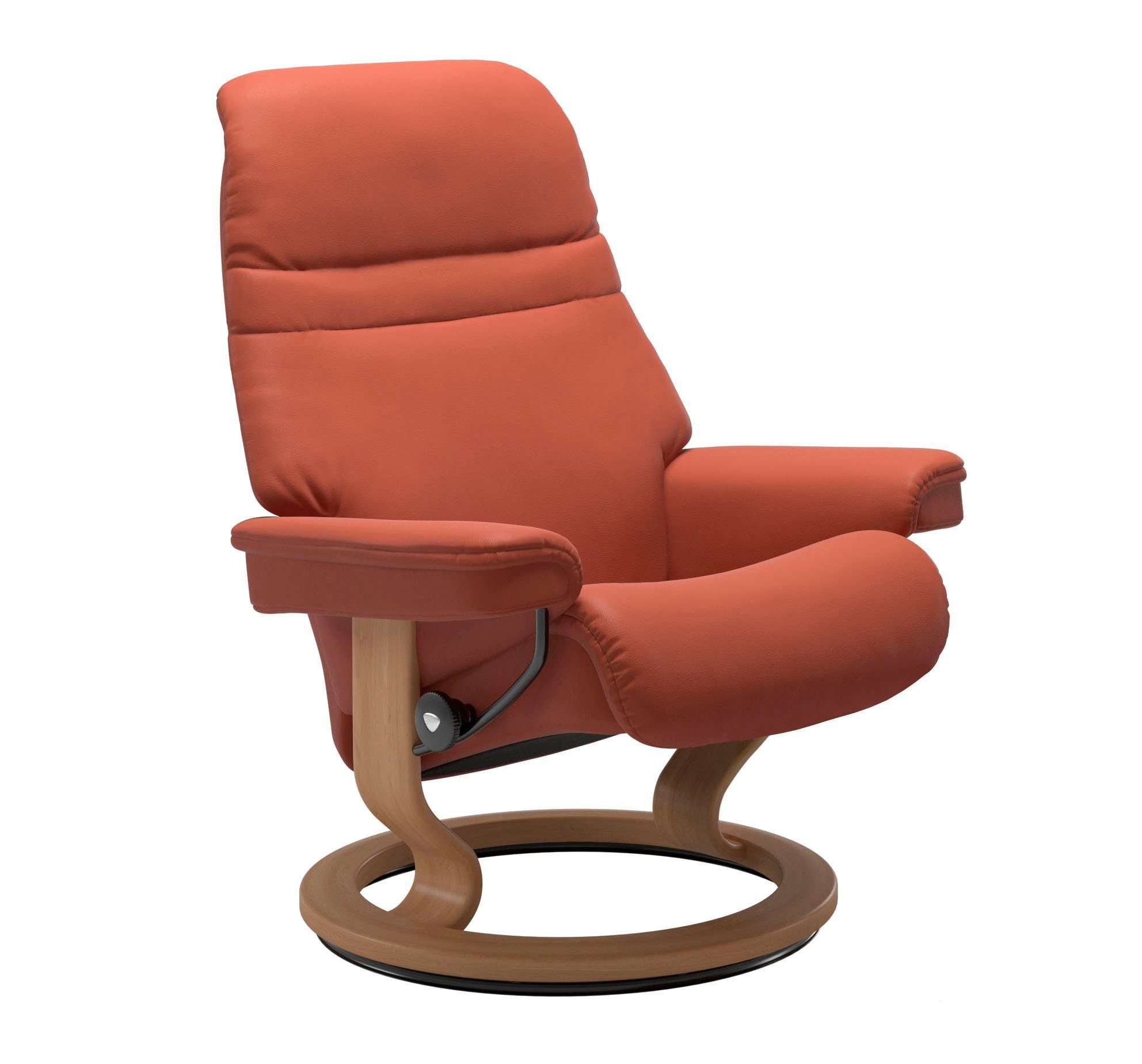 Stressless® Eiche Sunrise, mit Relaxsessel S, Base, Gestell Größe Classic