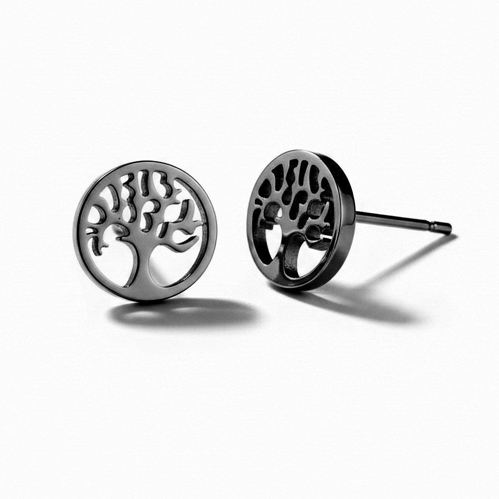 Taffstyle Paar Ohrstecker Lebensbaum Damen Ohrringe Chirurgenstahl symbolis günstig online kaufen
