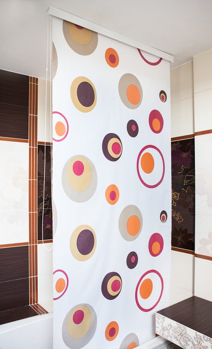 Store Double Rouge 50x150 Cm Avec Cordon De Serrage - Montage Sans Perçage