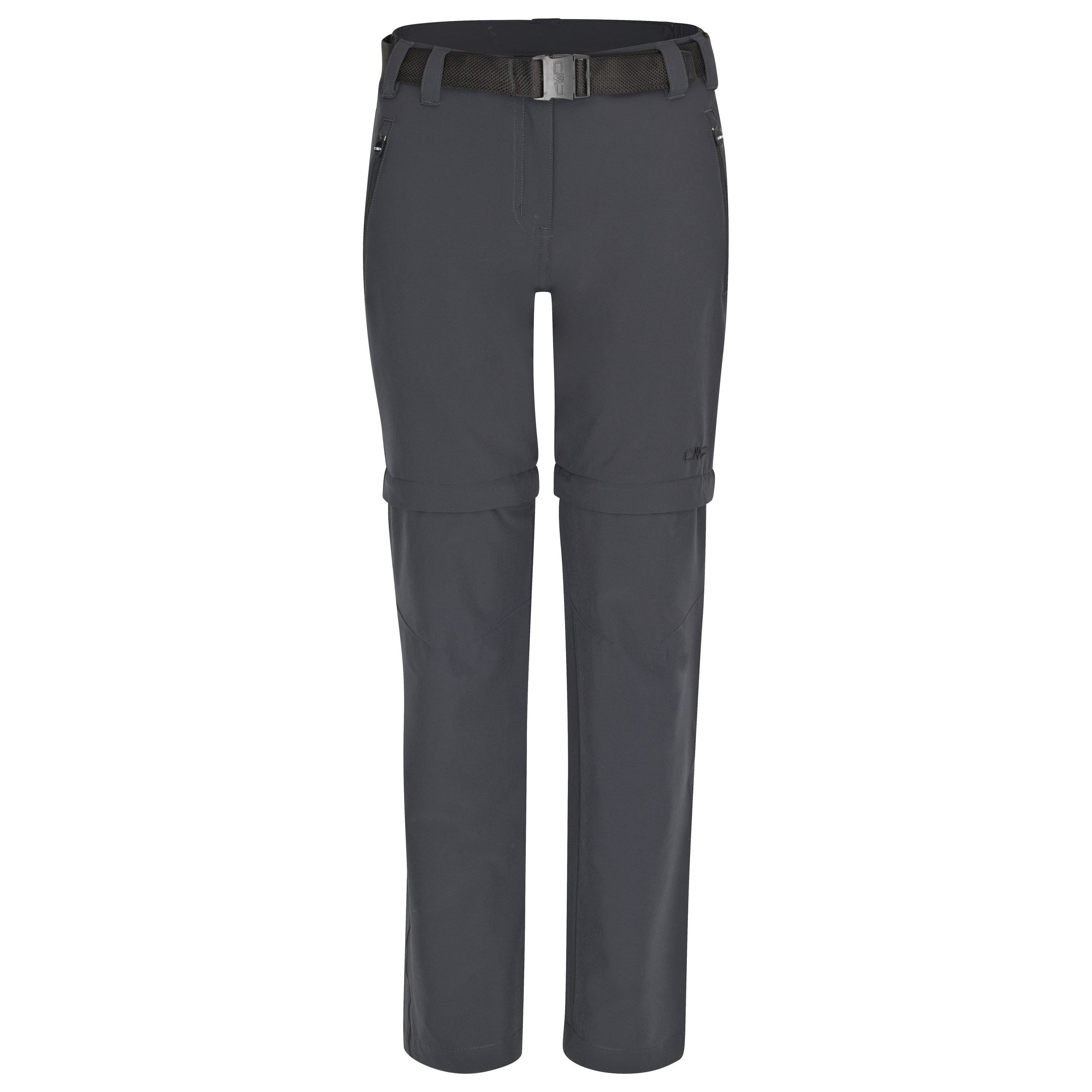 Trekkinghose CMP Damen Hose Woman Stretch Long Pant Zip Off 3T51446CF