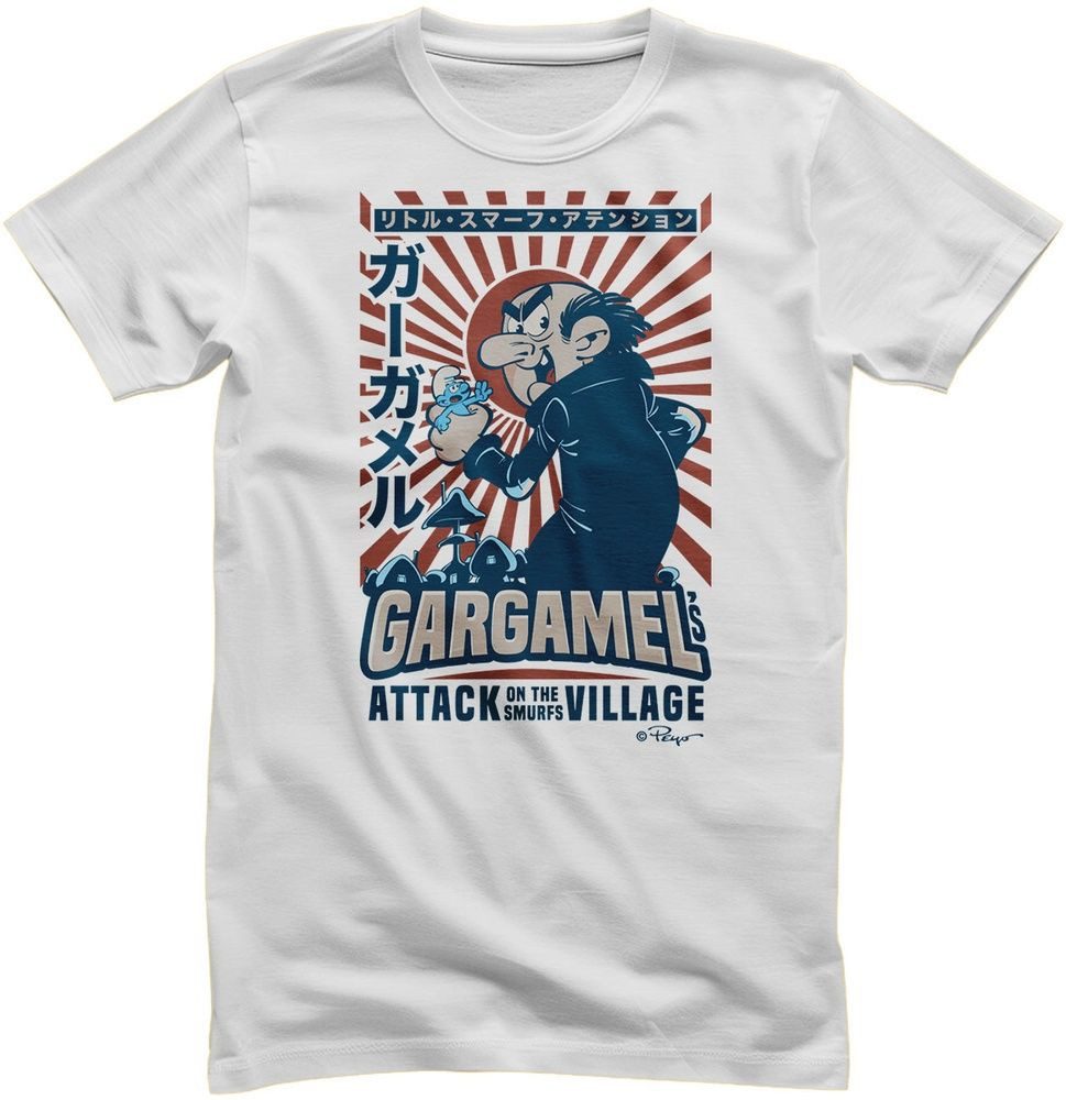 Die Schlümpfe T-Shirt Gargamel - Attack Of The Smurfs Village T-Shirt