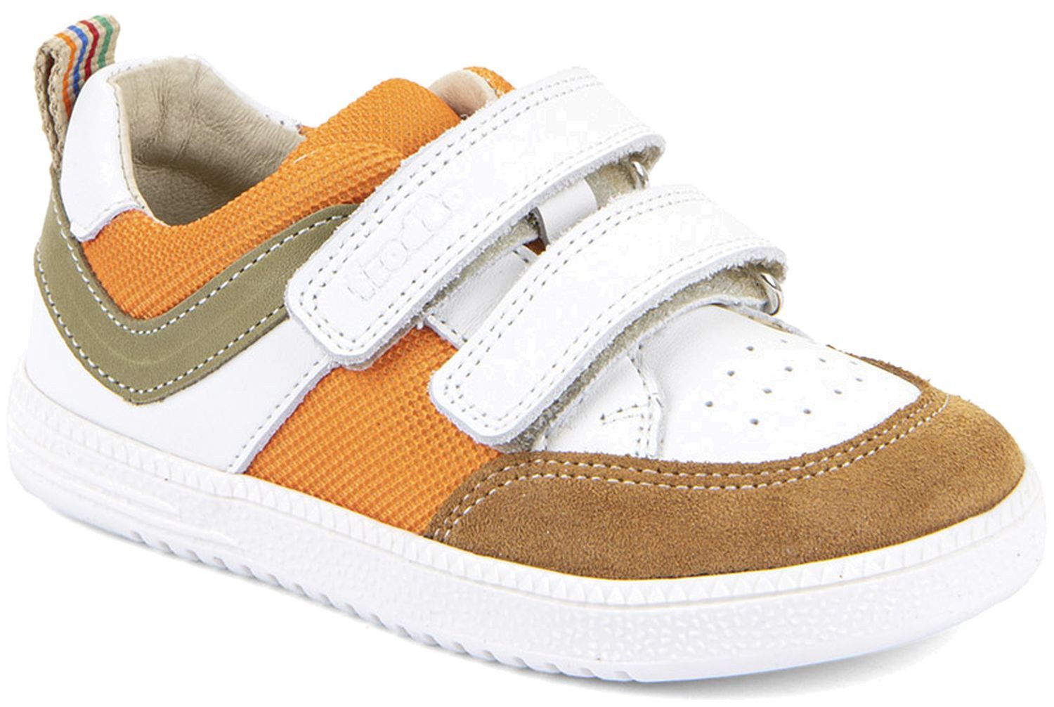 froddo® Froddo Zeru Loop Barefoot White/Cognac Sneaker