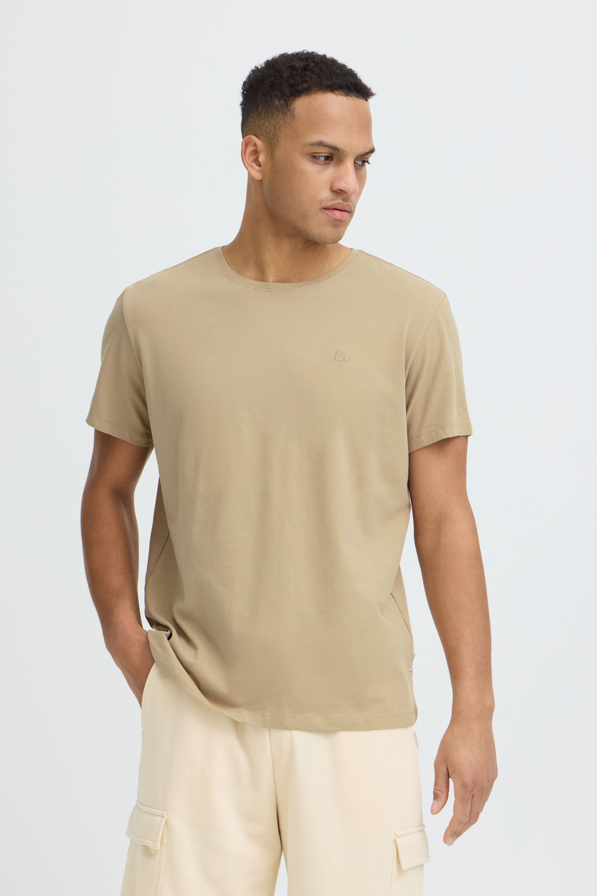 Blend T-Shirt BHDinton Klassisches T-Shirt mit Rundhalsausschnitt