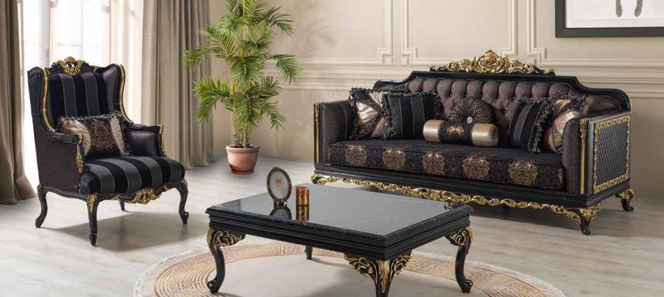 Couchen Dreisitzer Chesterfield 3er JVmoebel Sofa Couch Sofa Samt Couchen