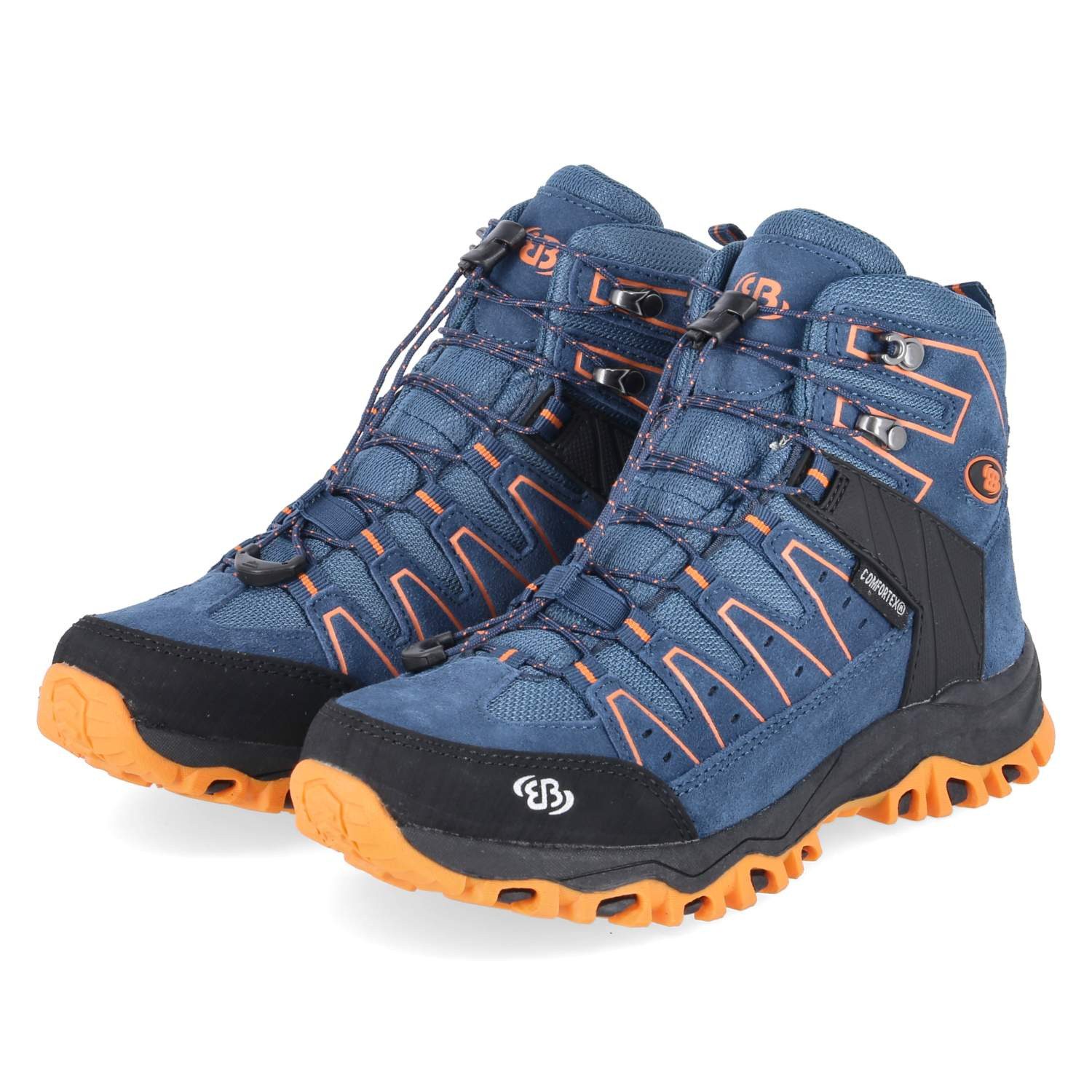 BRÜTTING Brütting 231167 Jungen Leder & Textil blau Trekkingschuh