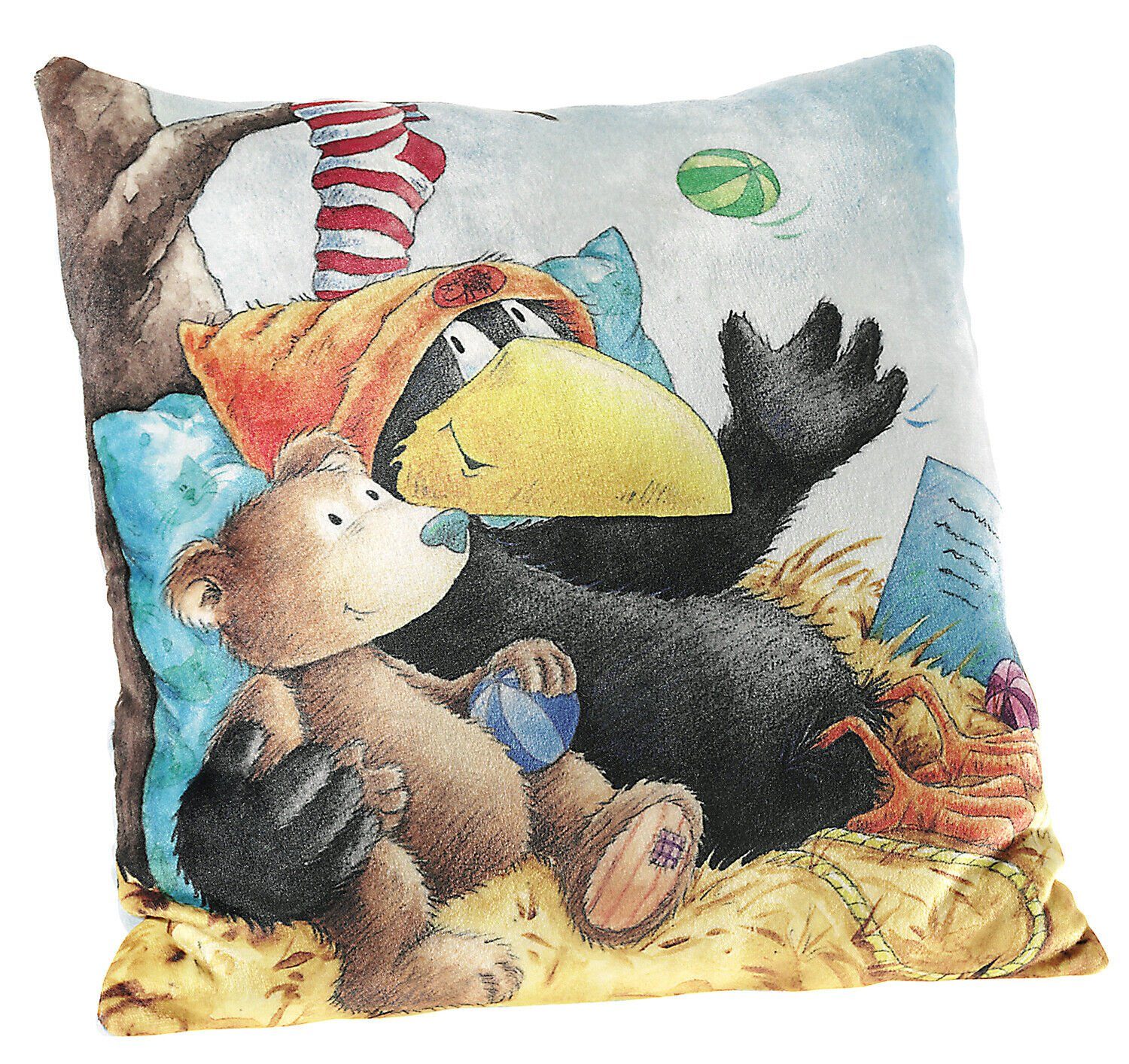 Heunec® Babykissen Kinderkissen Kleiner Rabe Socke