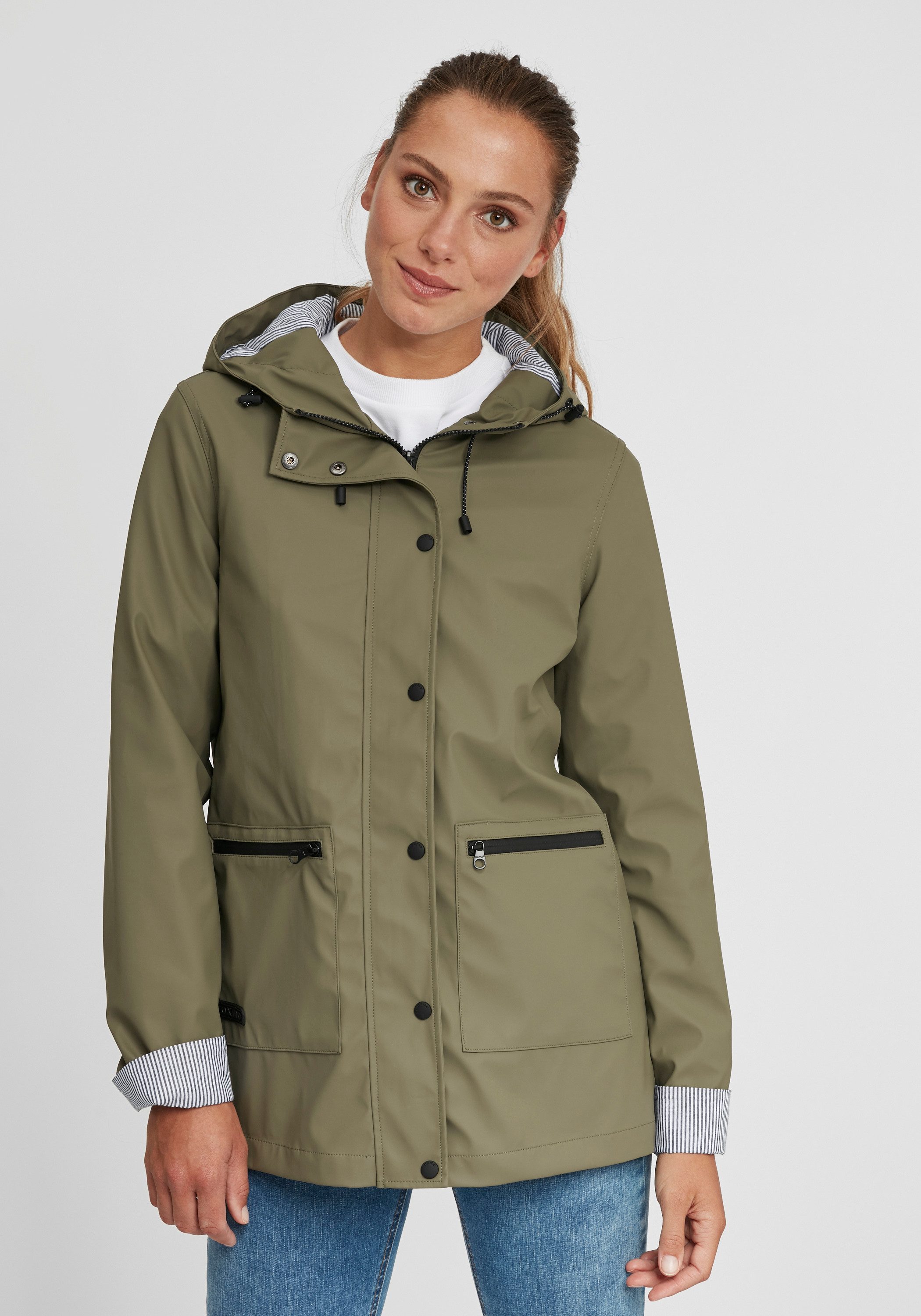 OXMO Regenjacke OXBecky Übergangsjacke aus wetterfestem günstig online kaufen