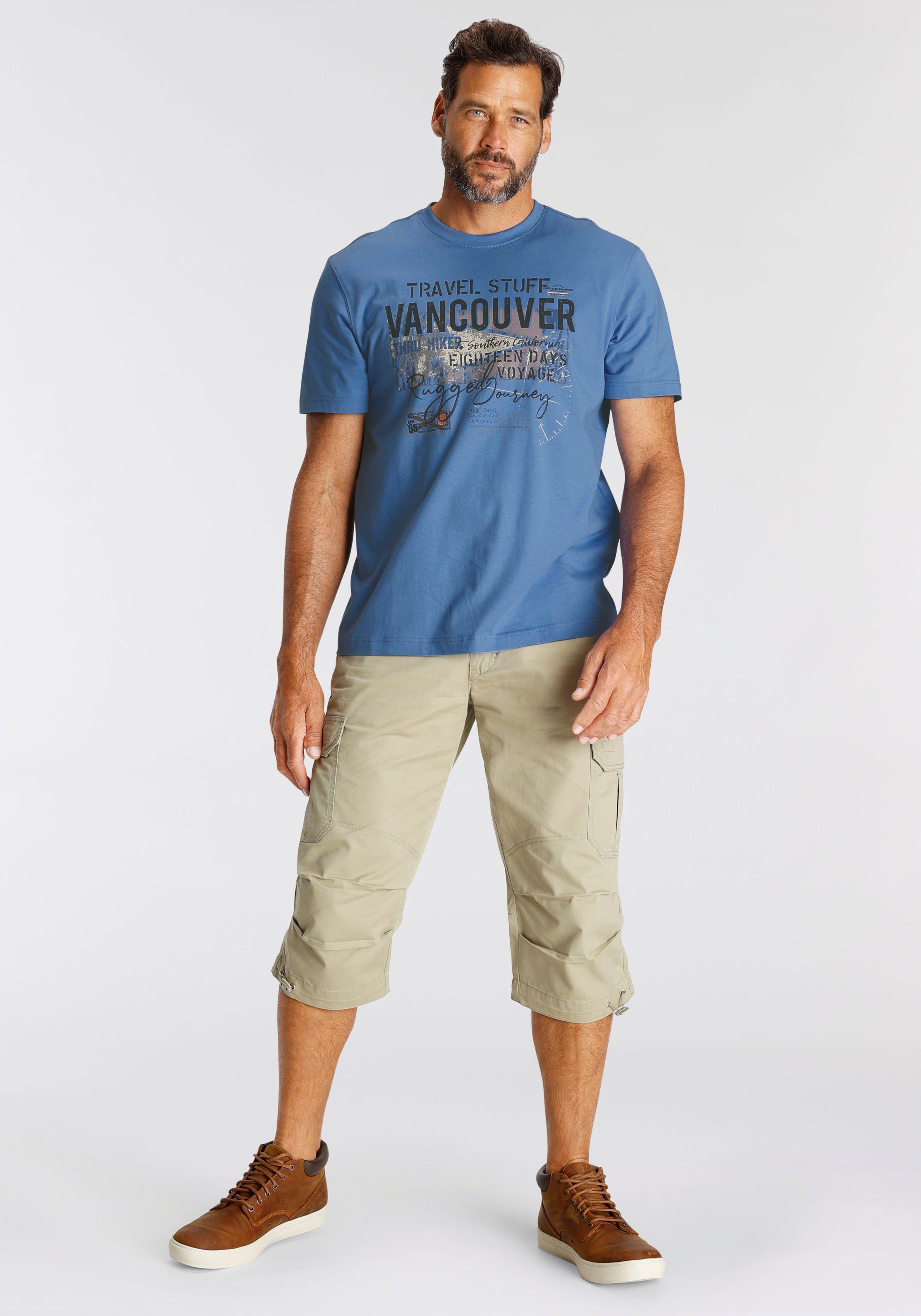 Man's World T-Shirt Kurzarm, bedruckt, Rundhalsausschnitt, aus dehnbarem Jerseystoff