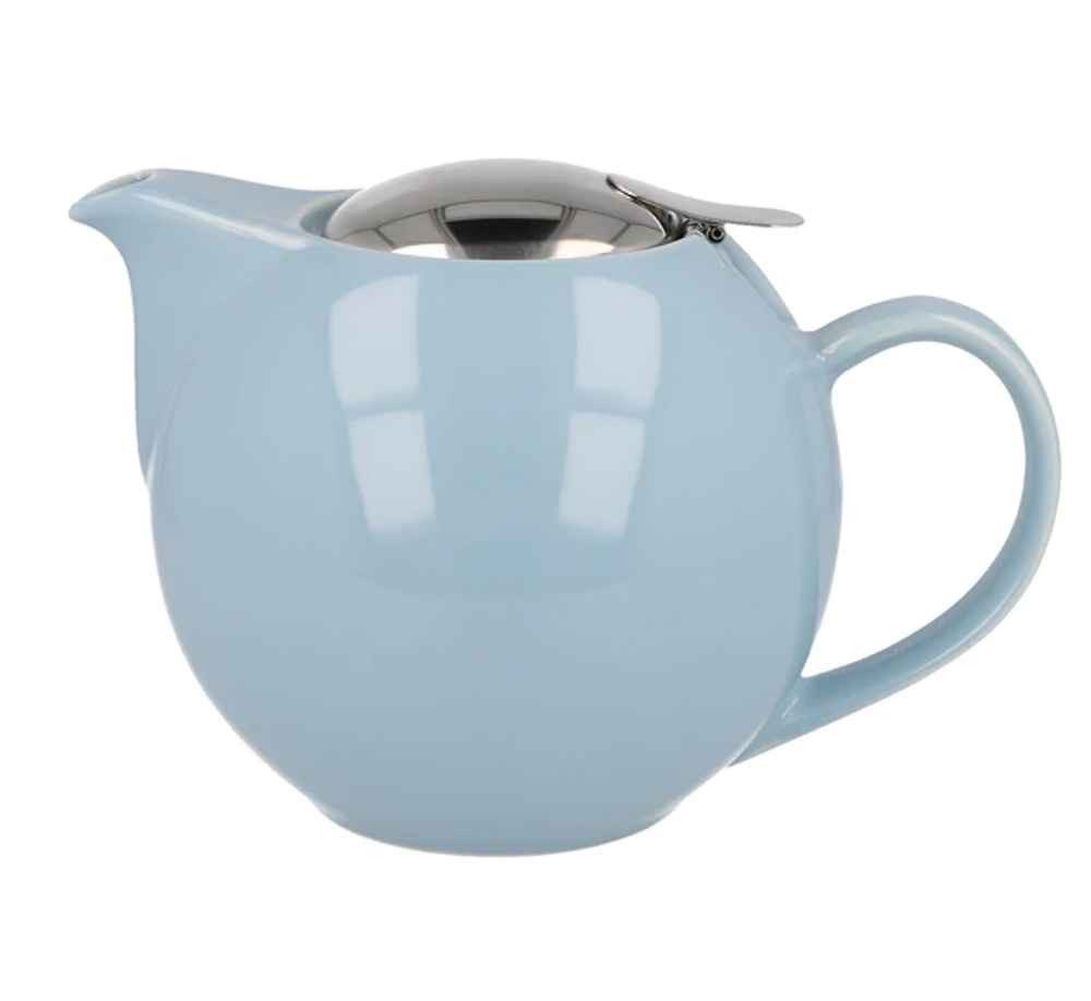 Zero Japan Teekanne ocean blue mit Edelstahlfilter 1 L, (1-St), spülmaschinen- und mikrowellengeeignet