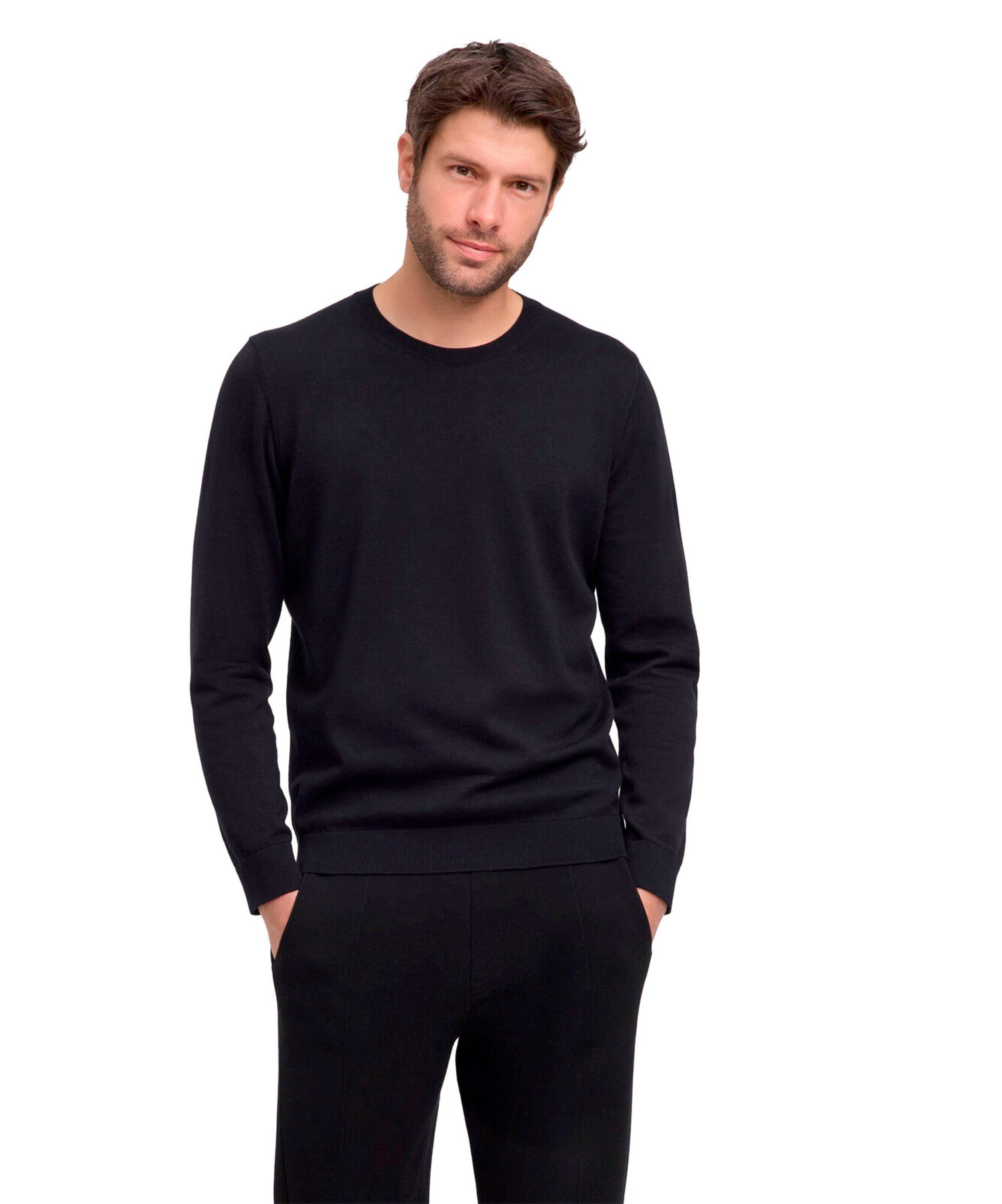 FALKE Strickpullover Pure Cotton (1-tlg) mit Bio-Baumwolle