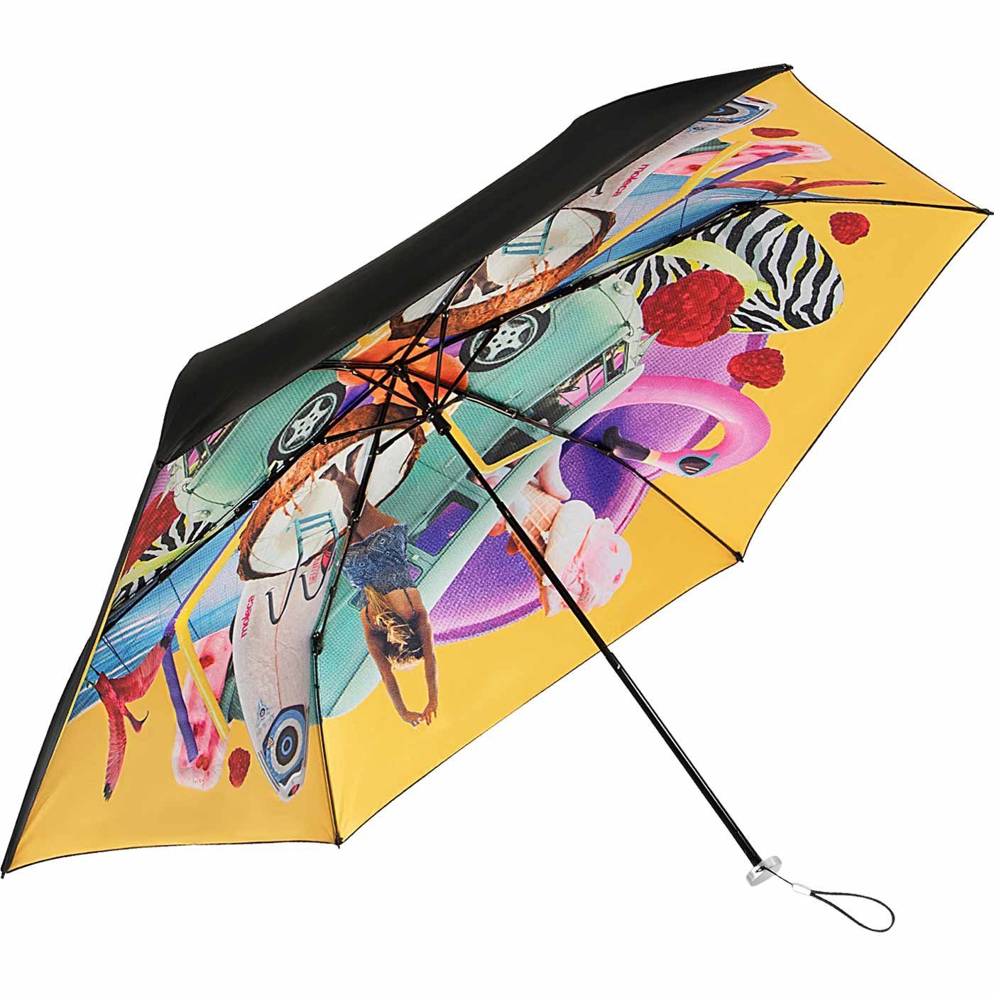 Impliva Taschenregenschirm miniMAX® Supermini UV-protection UPF50+ - bedruckt, bedruckt