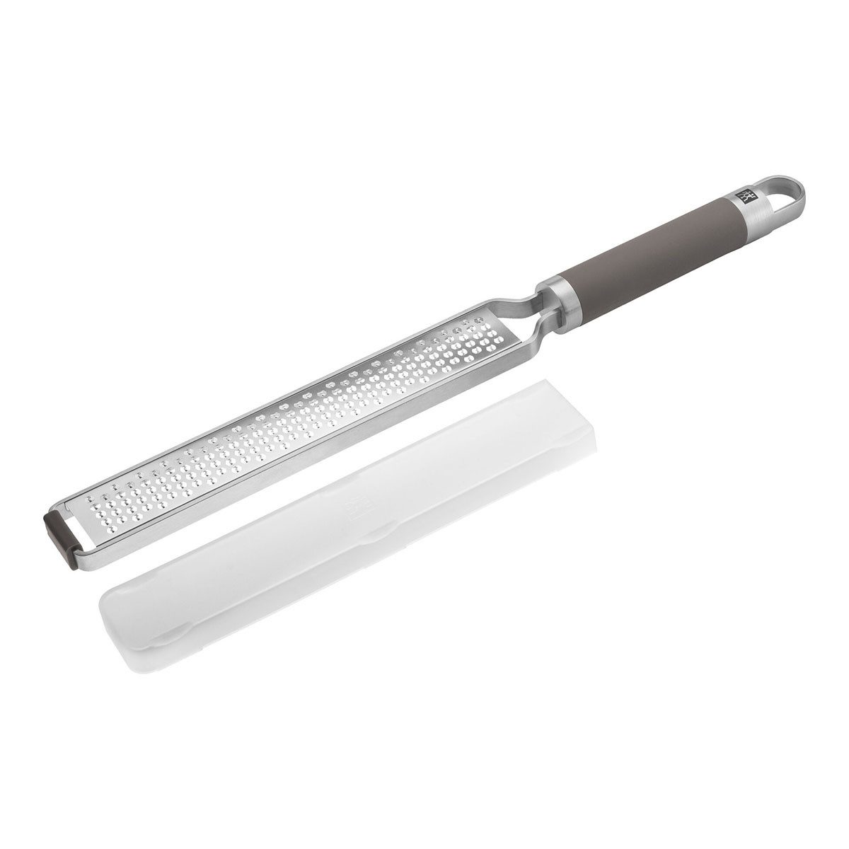 Zwilling Küchenreibe ZWILLING Pro Küchenhelfer Reibe, 38 cm Grau Zester, Edelstahl, (1-St)