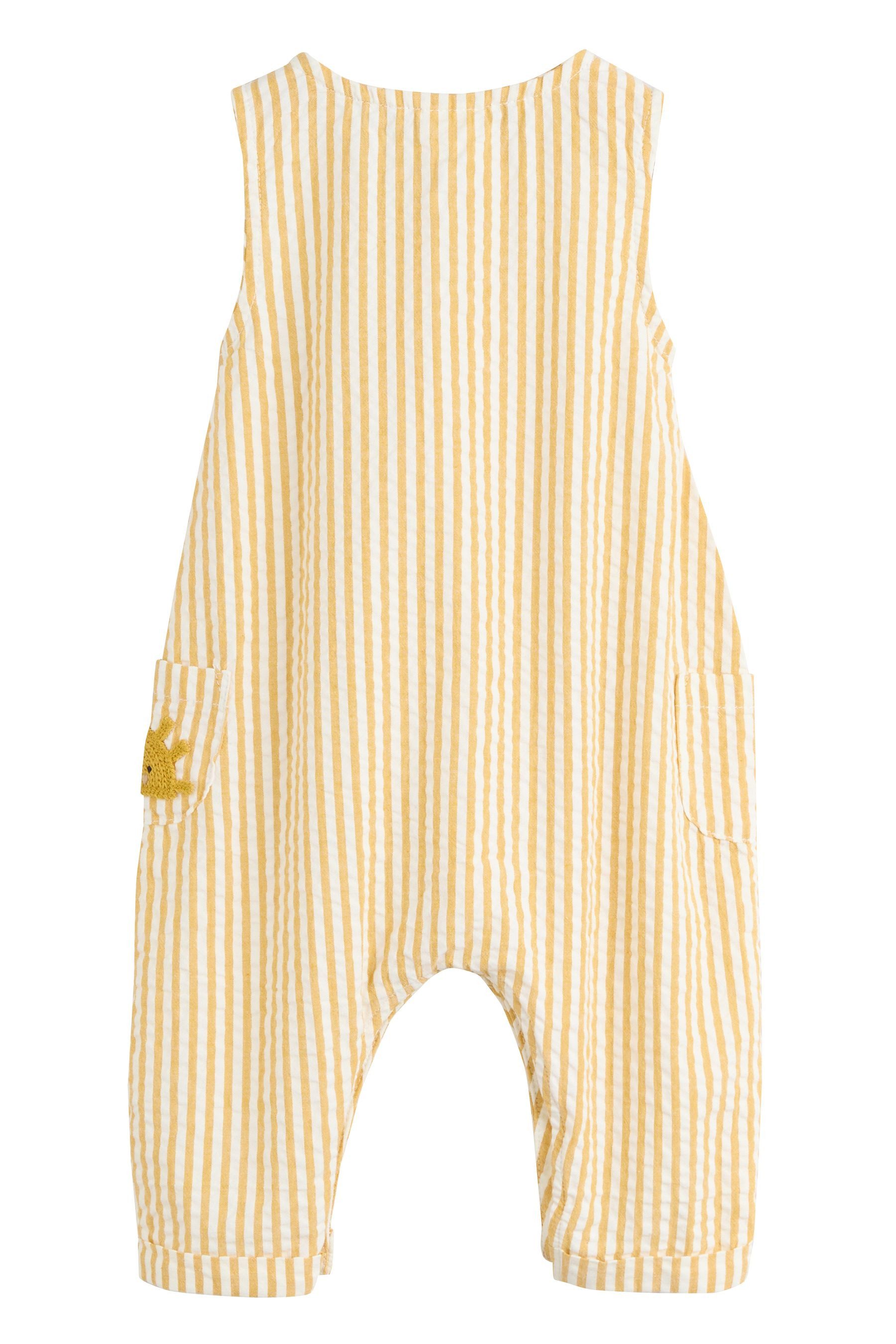 Strampler Baby Strampler aus Webstoff, 100 % Baumwolle.