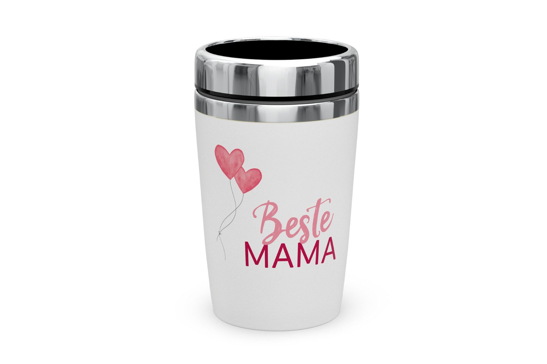 La Vida Thermobecher Thermobecher Isolierbecher Kaffeebecher To Go 240ml la vida Beste, Material: Edelstahl, Kunststoff
