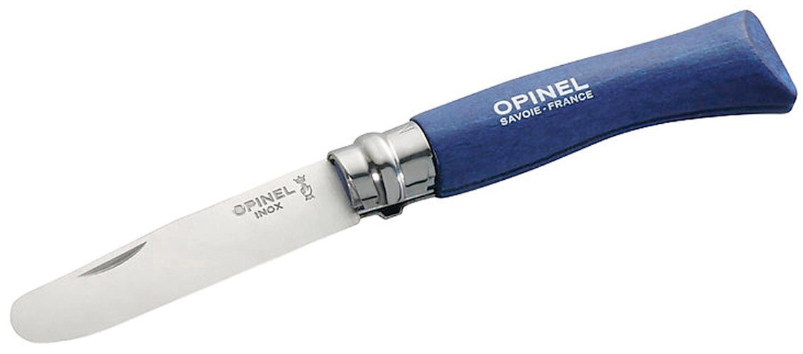 Opinel Taschenmesser Opinel No 7, Kindermesser, rostfrei, Buchenholz, Etui