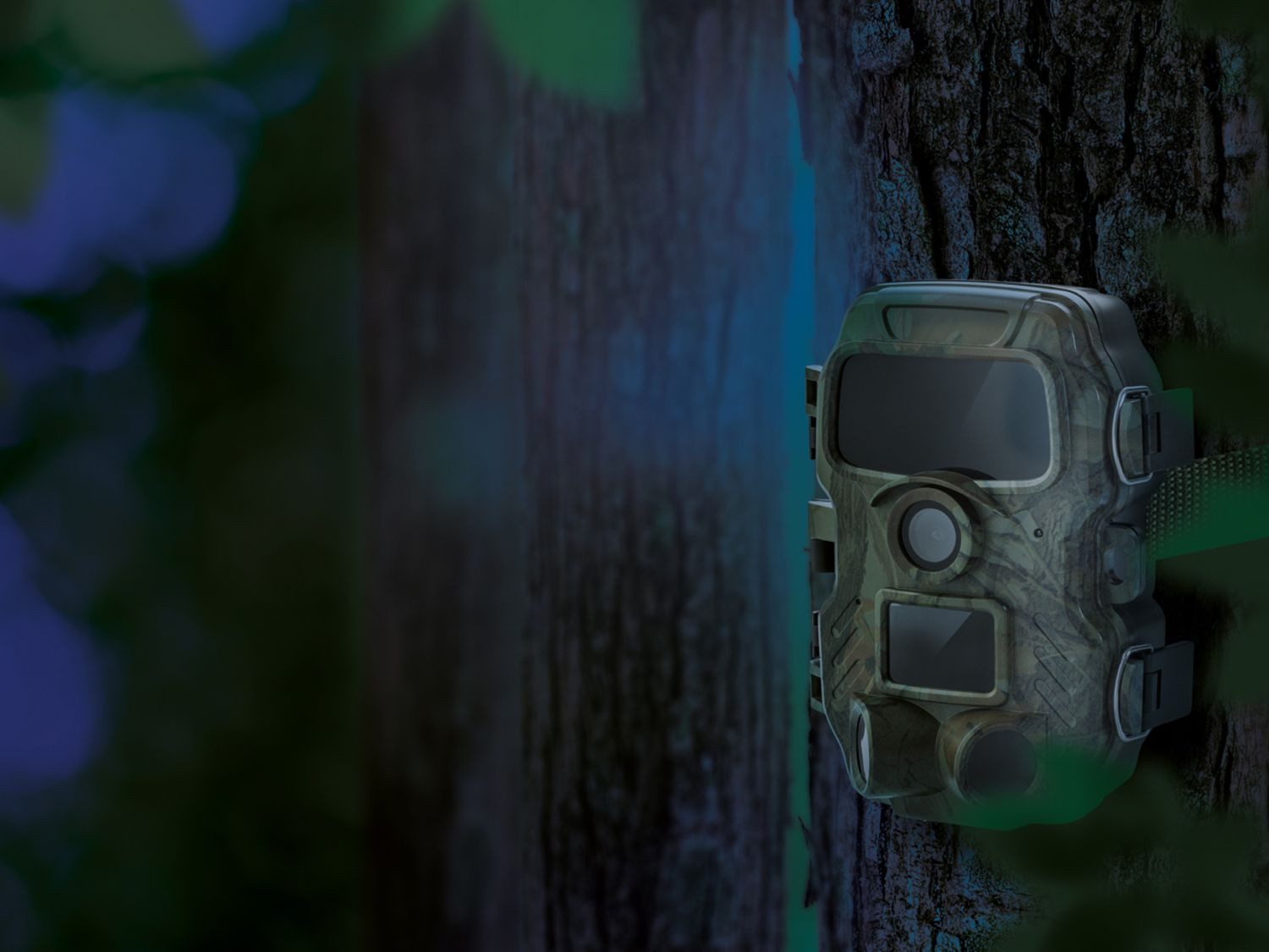 BRESSER Überwachungskamera Wild- Überwachungskamera Tag-& Nchtaufnahme Bewegungsmelder Camouflage (Outdoor, inkl. umfangreiches Zubehörpaket, 1-tlg., Wild-/Überwachungskamera, Automatische Tag-/Nachtaufnahmen mit Infrarot-Blitz)