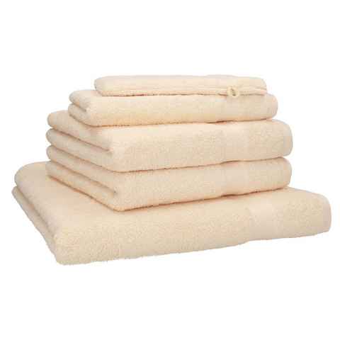 Betz Handtuch Set 5-TLG. Premium 1 Duschtuch 2 Handtücher 1 Gästetuch 1 Waschhandschuh, 100% Baumwolle