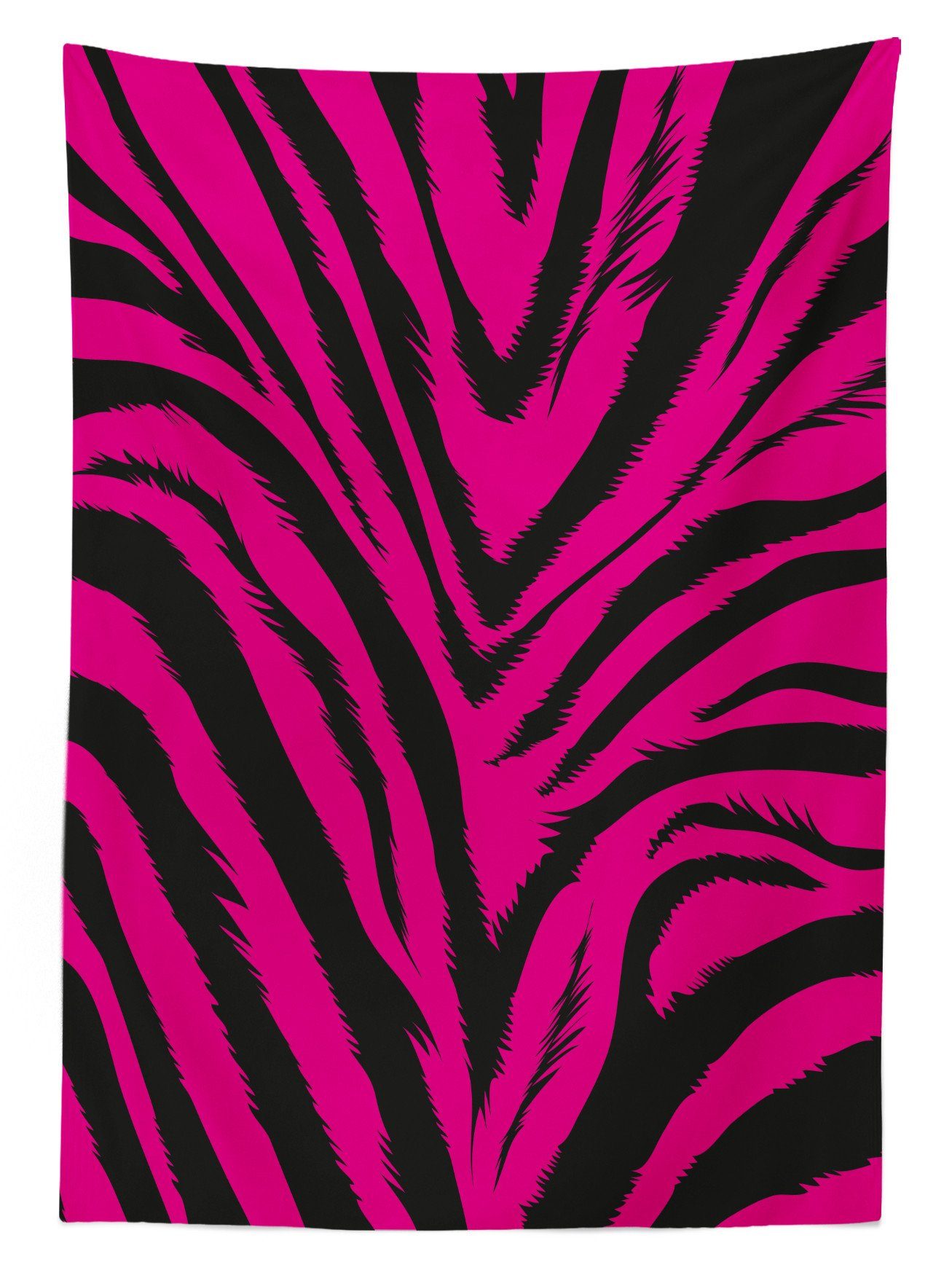 Teen Klare den geeignet Zebra-Haut Zimmer Tischdecke Pink Außen Abakuhaus Hot Waschbar Farben, Für Farbfest Bereich